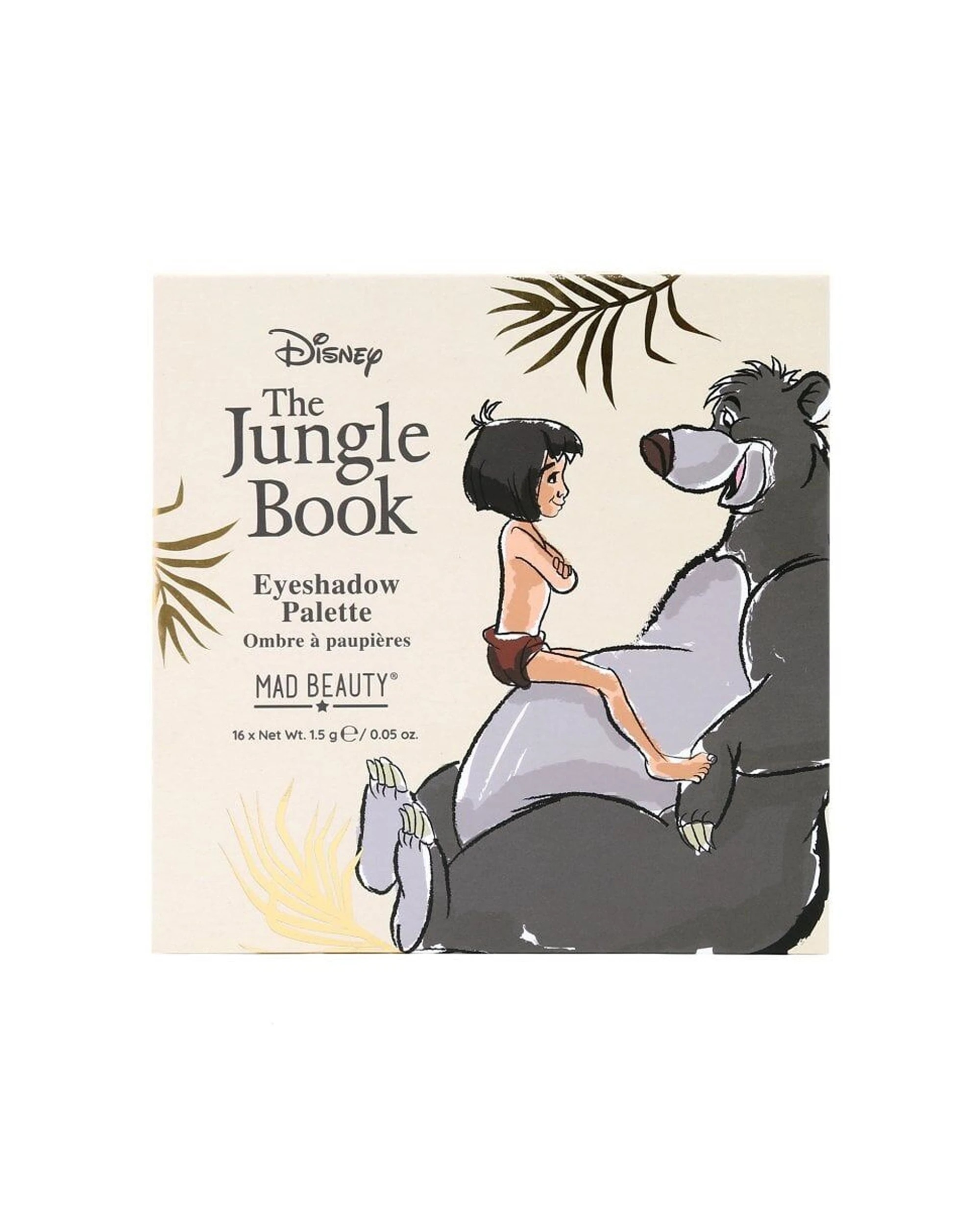 1 DISNEY 16pc The Jungle Book Pigmented Eyeshadow Makeup Palette 24g - Multi, 1 of 4