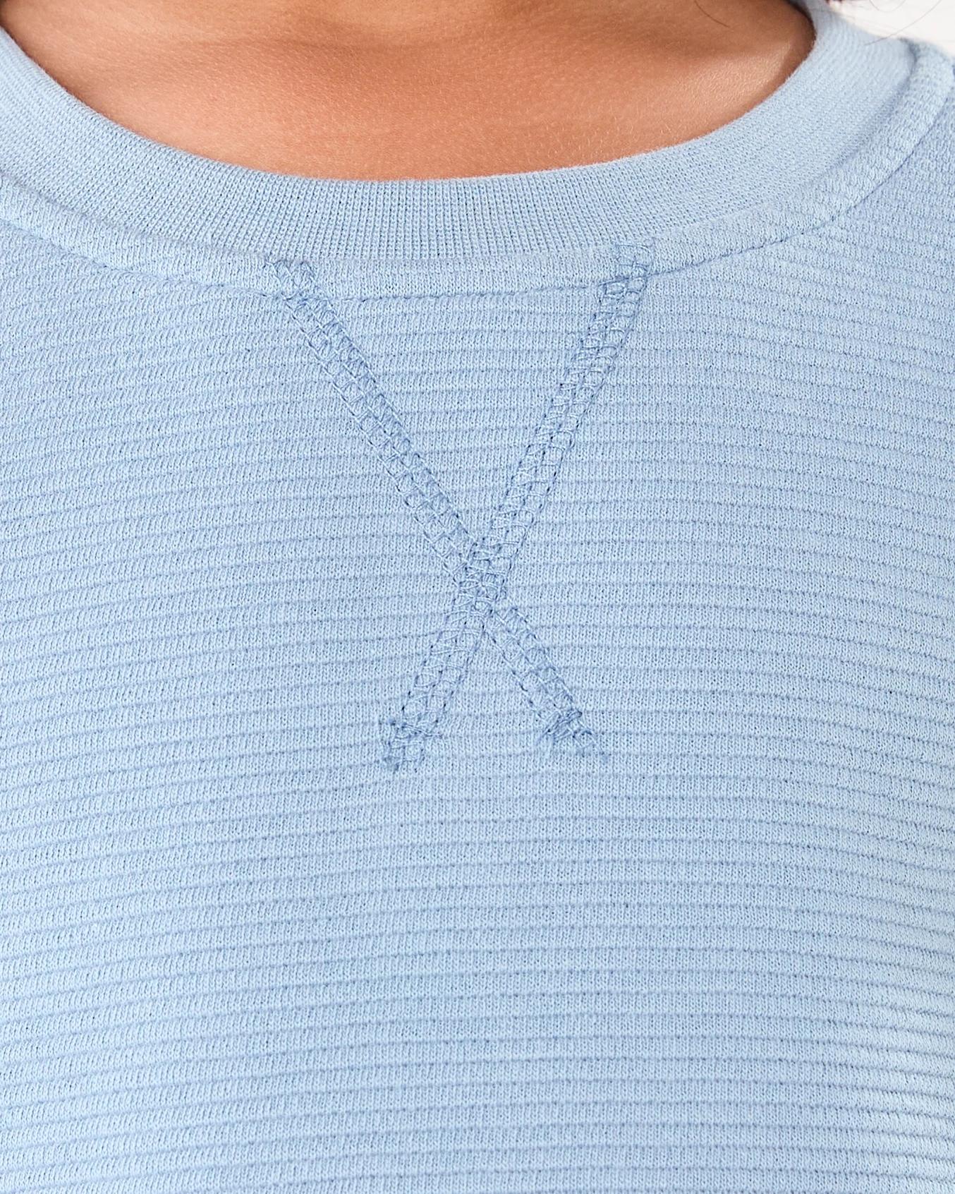 4 Long Sleeve Ottoman T-shirt Faded Blue, 4 of 7