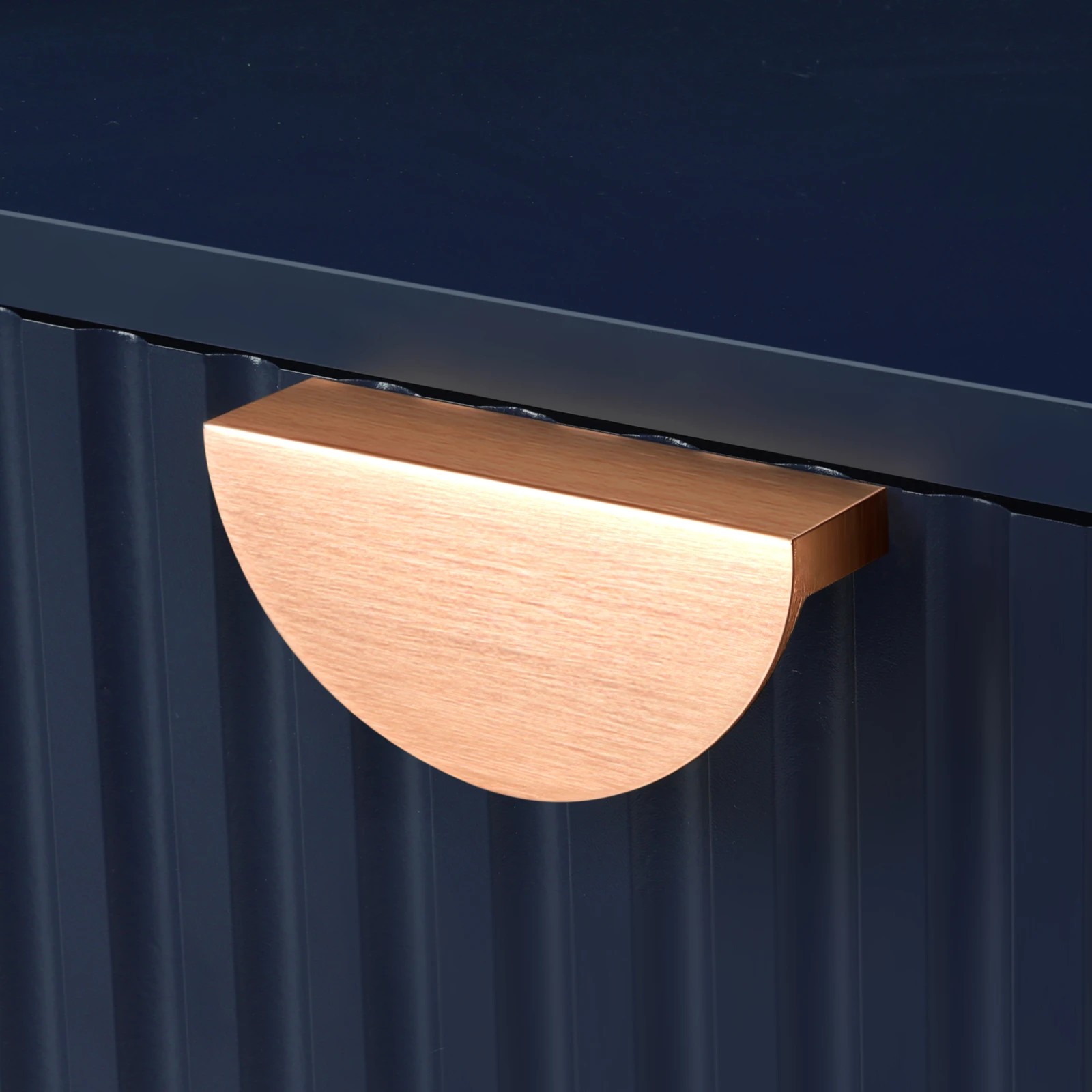 6 Alfordson Bedside Table 1 Drawer Nightstand Side Storage Shelf - Blue, 6 of 10