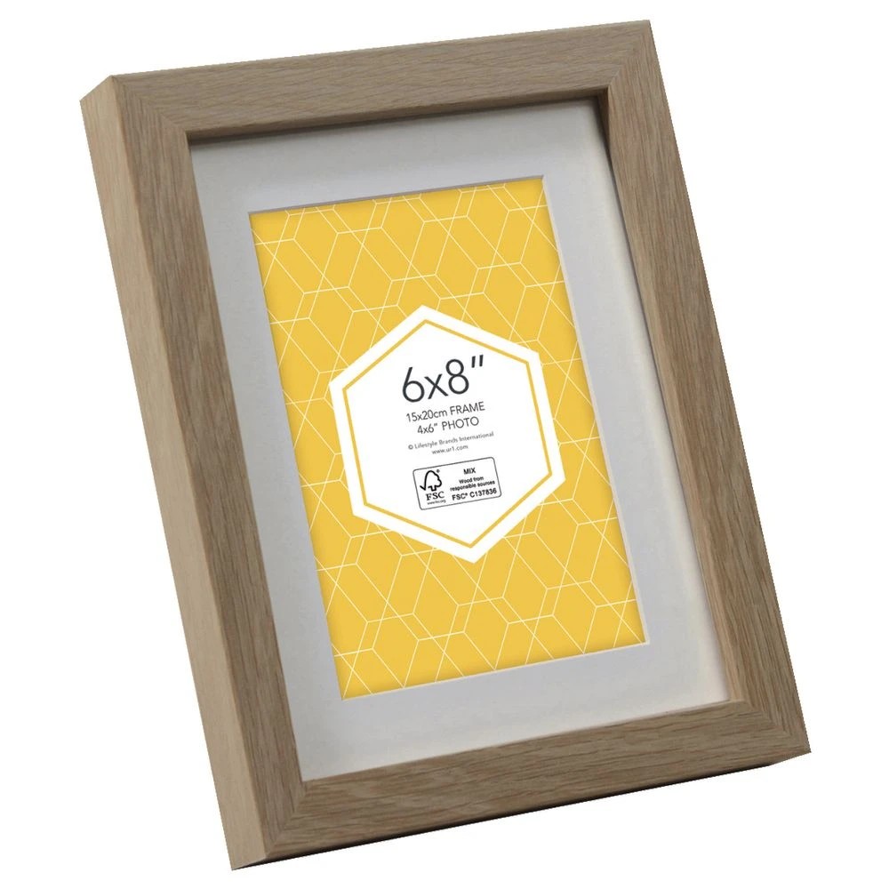 5 Promenade 6x8" Frame Oak, 5 of 5