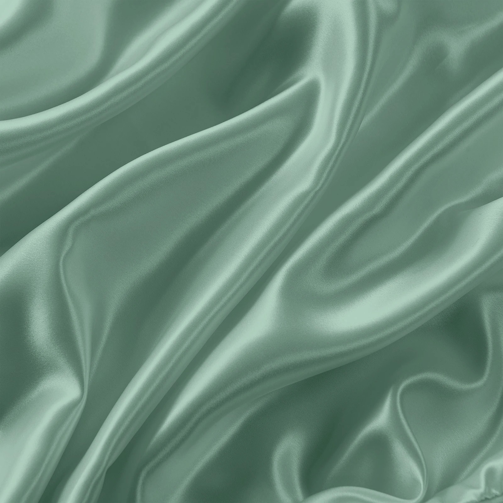 7 Royal Comfort Mulberry Soft Silk Luxurious Hypoallergenic Pillowcase Twin Pack - Green, 7 of 10