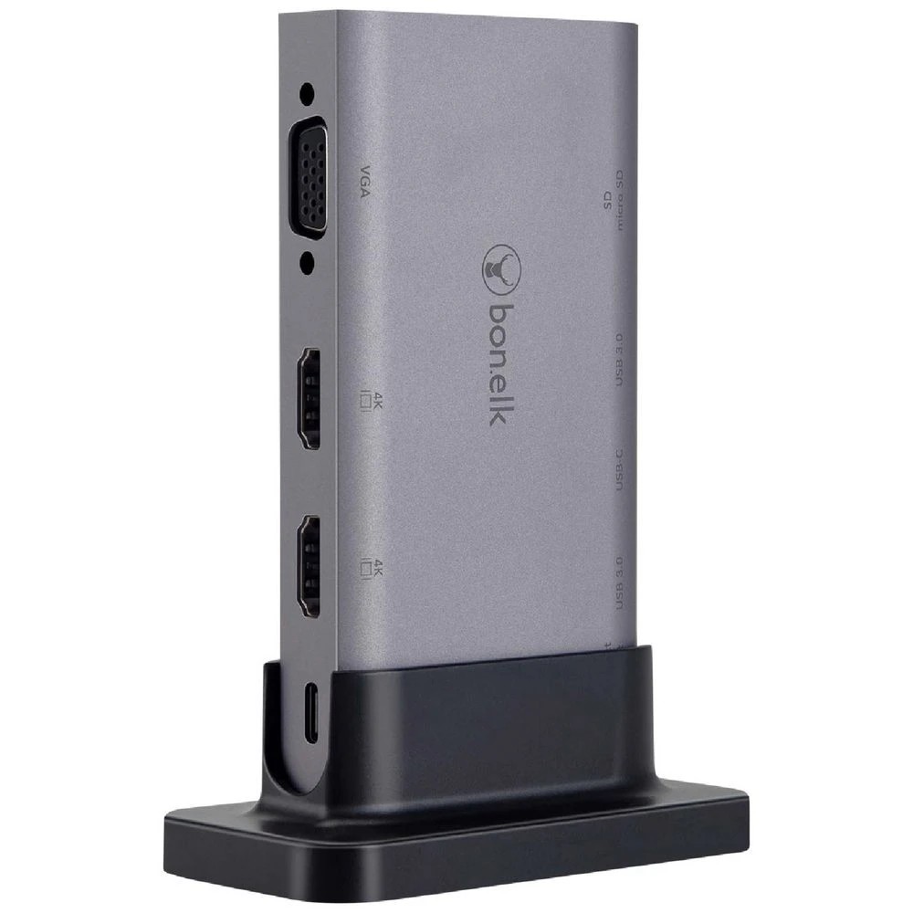 1 Bonelk Desktop Series 9-in-1 USB-C Multiport Hub Space Grey, 1 of 5