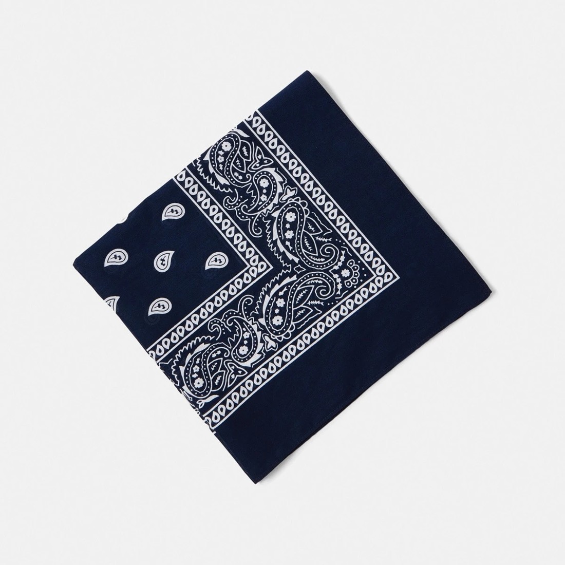 3 Paisley Hair Bandana - Navy, 3 of 7