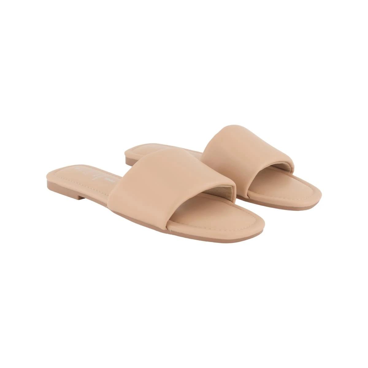 2 Comfort Footbed Slides CARAMEL TAN, 2 of 3