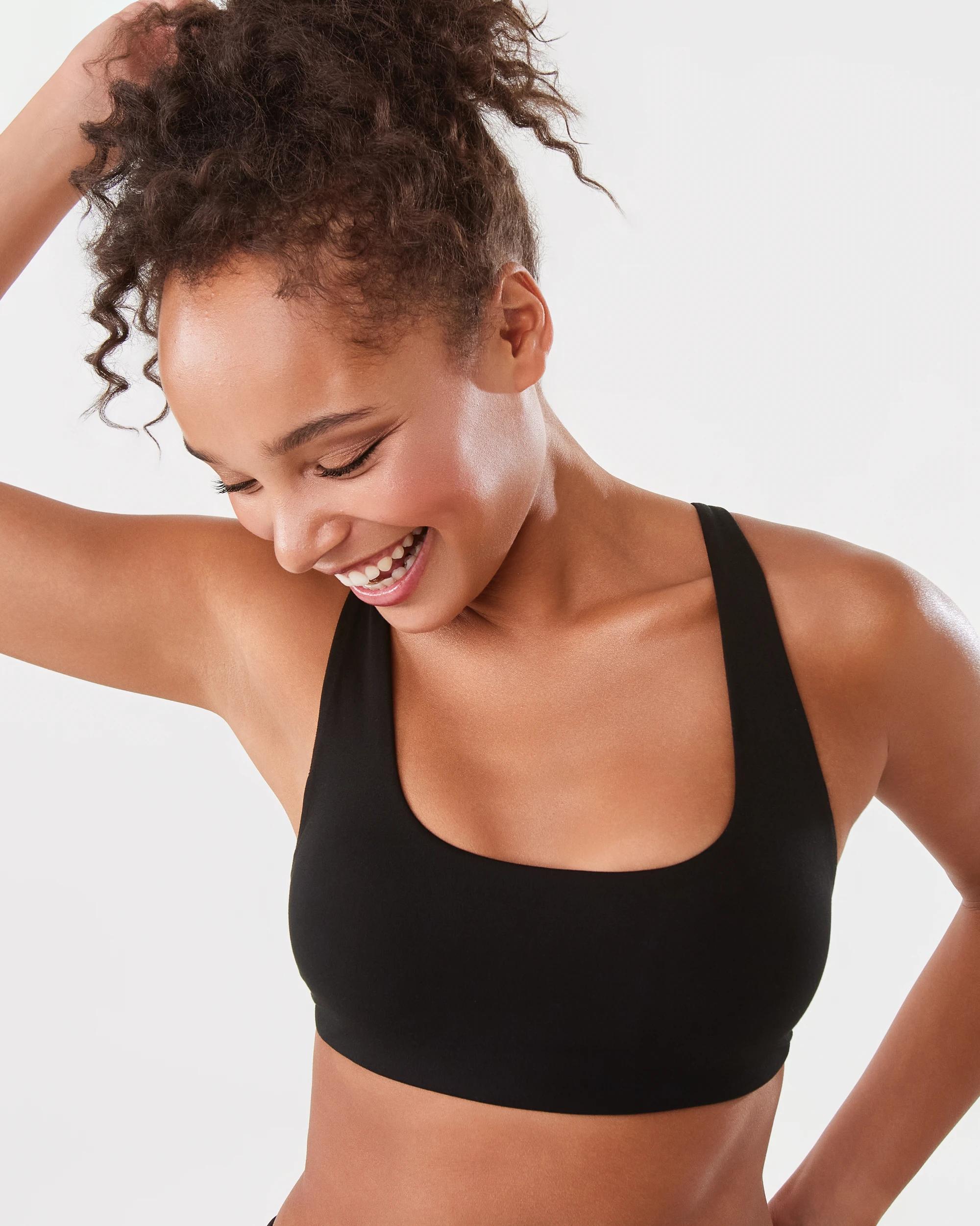 5 Active Womens Open Back Crop Black, 5 of 8