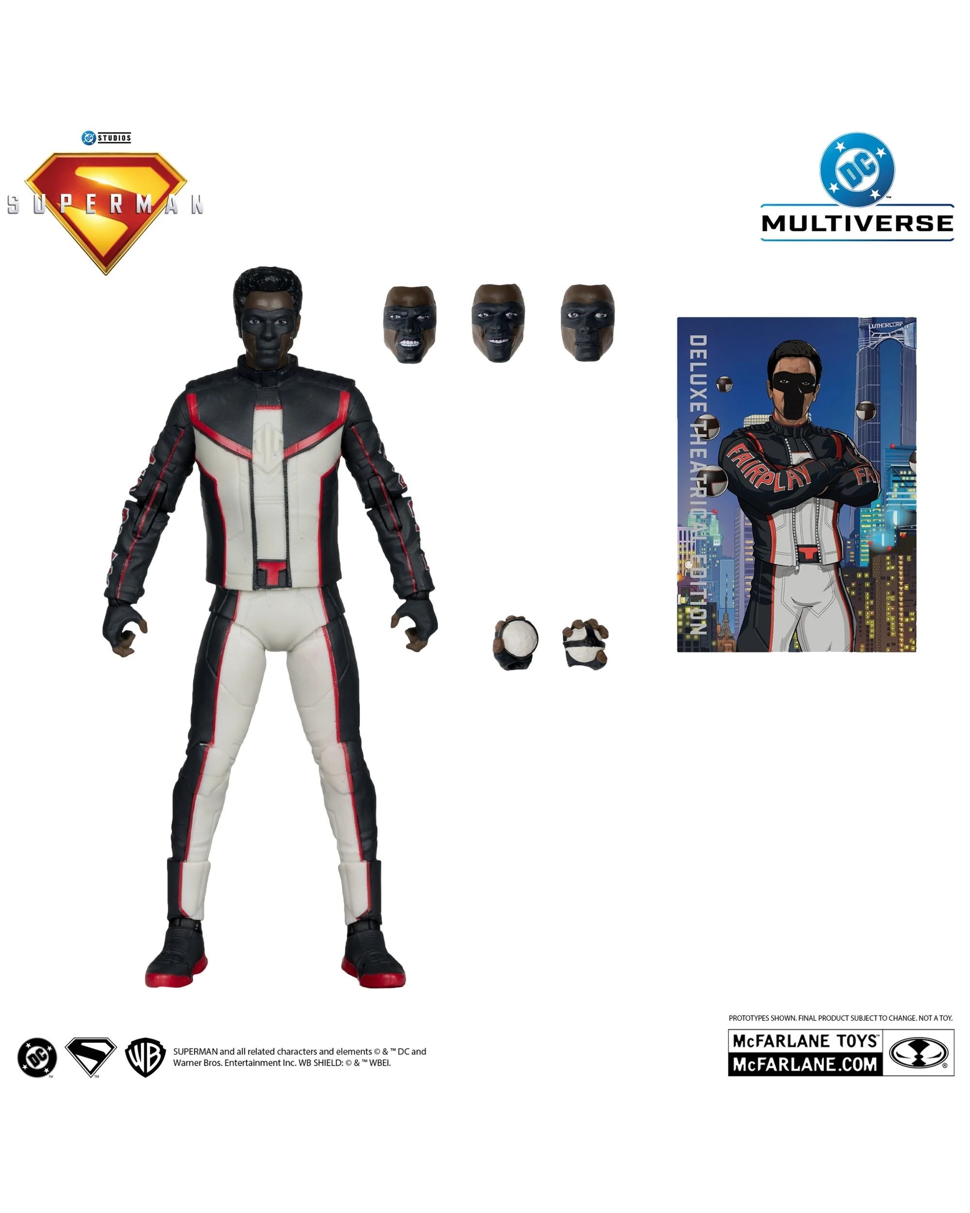 2 DC Multiverse Superman - 2025 -  Mr Terrific Deluxe Theatrical Red Platinum Edition 7 inch Action Figure, 2 of 8