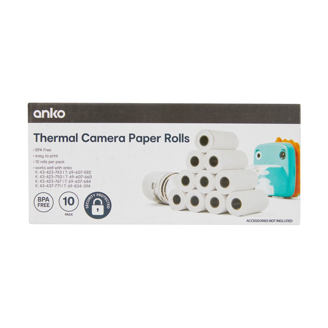 9 10 Pack Thermal Camera Paper Rolls, 9 of 9