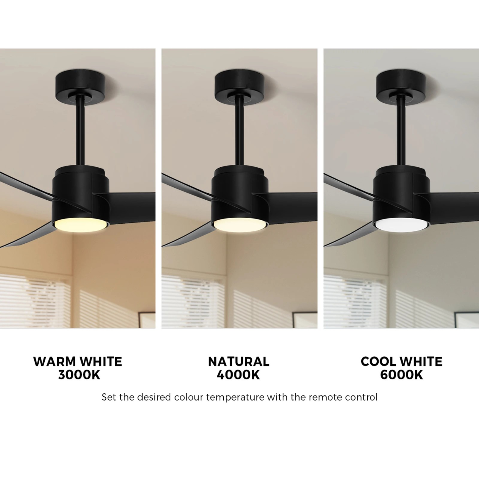 7 Vevare 132cm DC Ceiling Fan with LED Light 5 Speed, 7 of 10