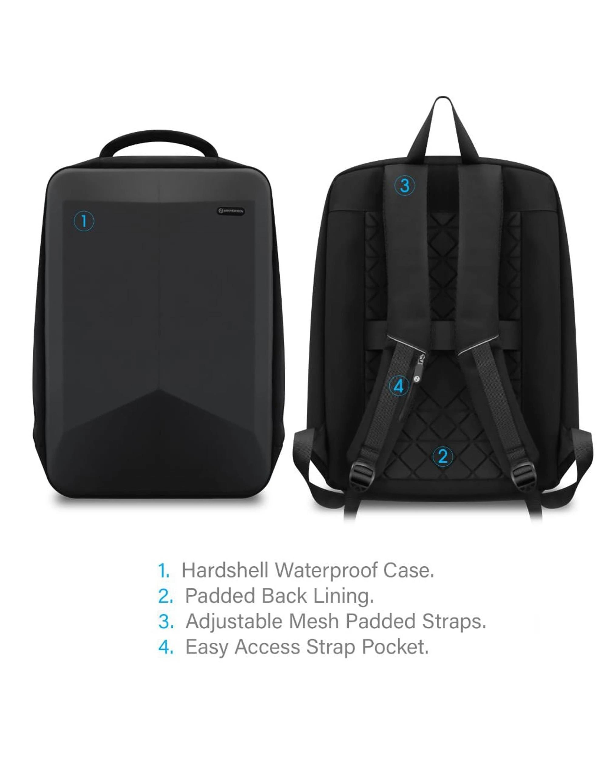 3 Hyperkin Let's Game Anywhere Overworld Backpack for PS5 - Black, 3 of 8