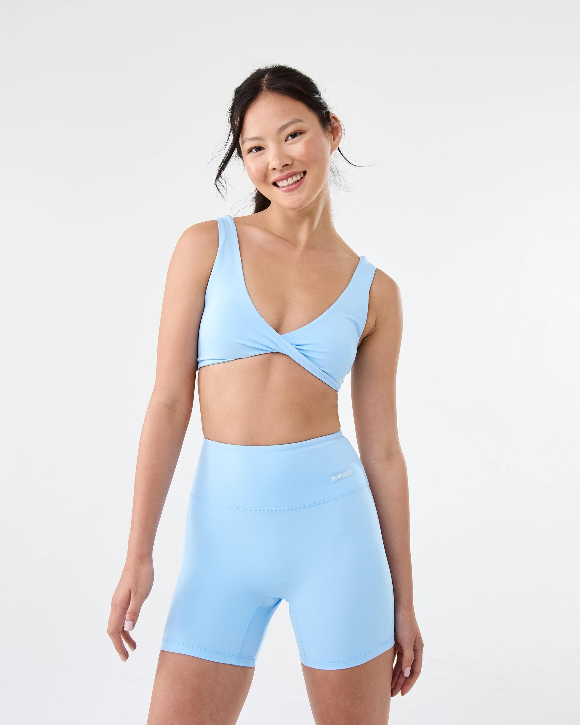 6 Everlast Womens Bike Shorts Blue Chalk, 6 of 6