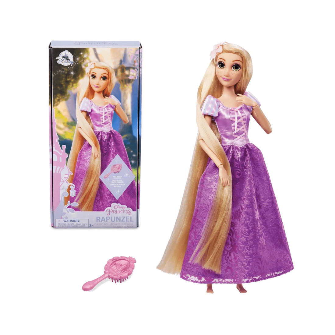 1 Disney Classic Doll - Rapunzel - Purple, 1 of 5