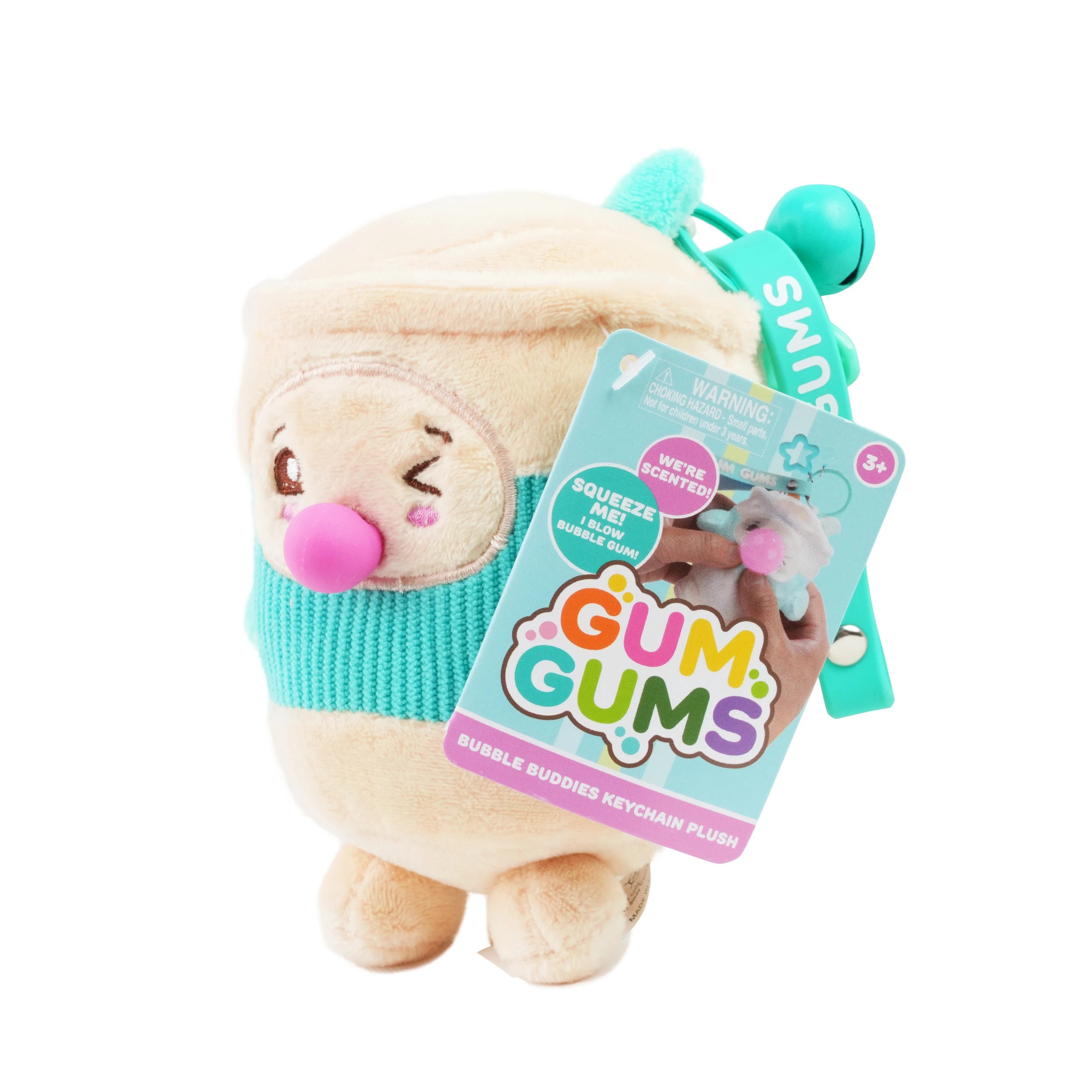4 Gum Gums Bubble Buddies Keychain Plush - Assorted, 4 of 5