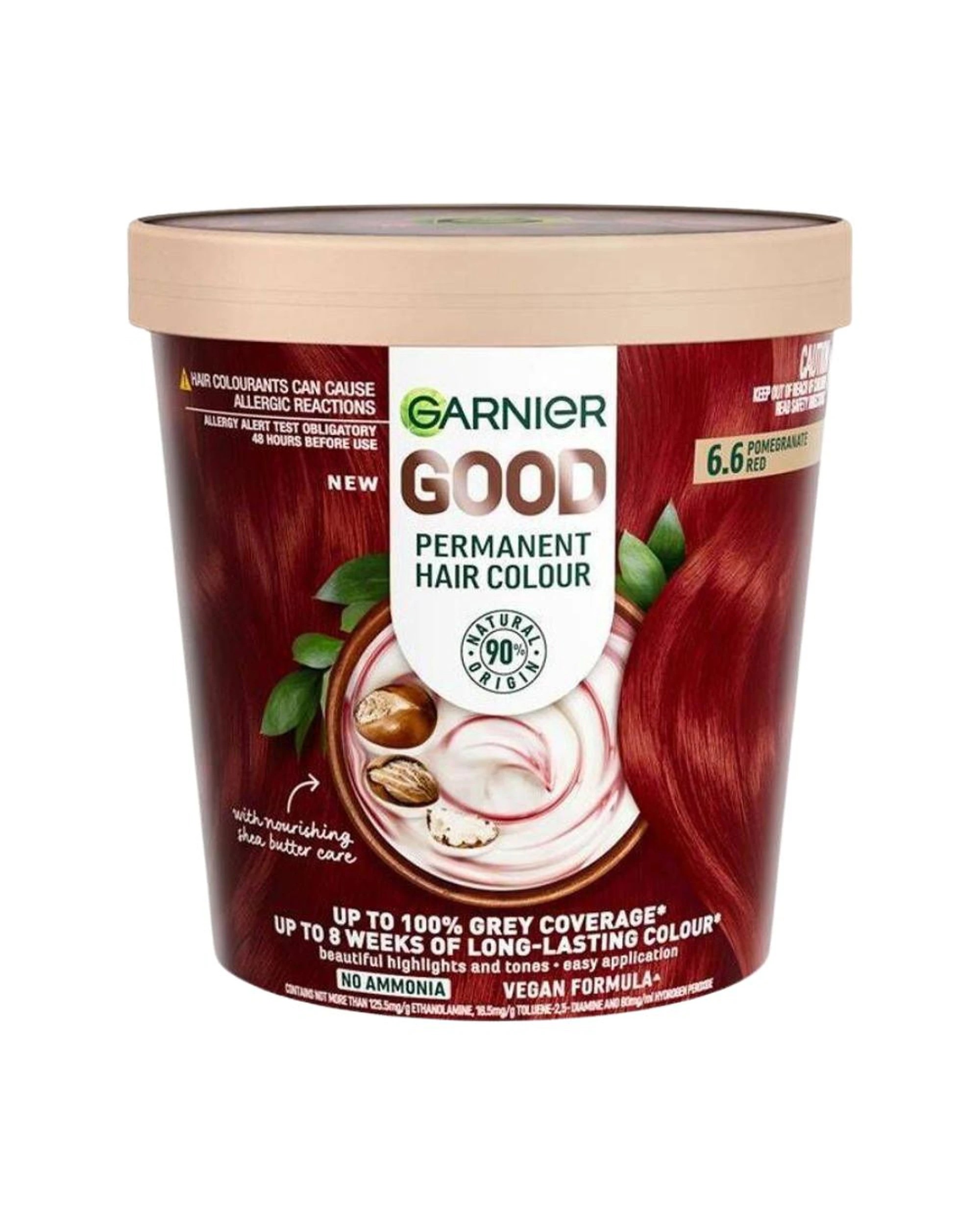 2 3 x Garnier Permanent Hair Colour - 6.6 Pomegranate Red - Red, 2 of 6