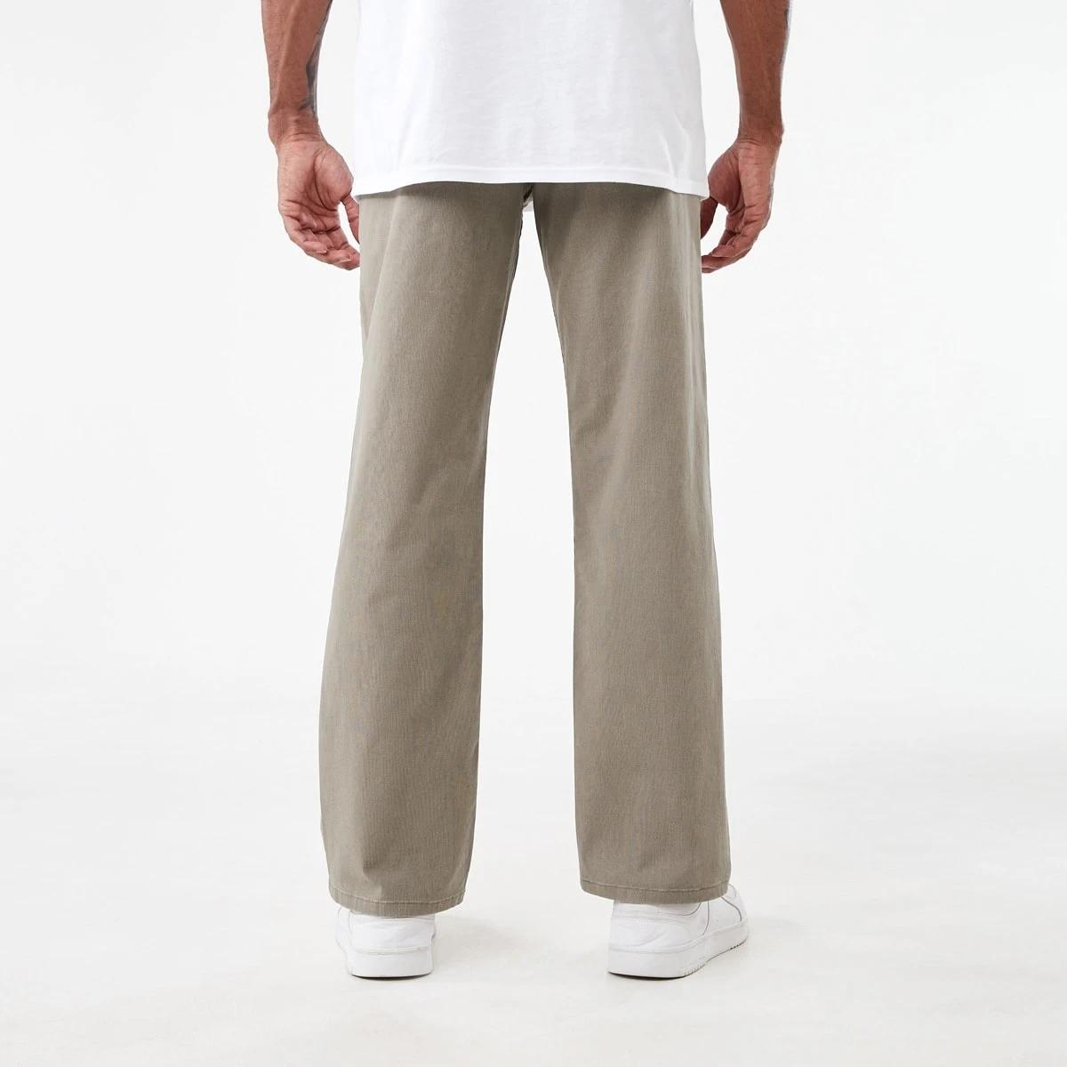 3 Straight Textured Jeans LIGHT TAUPE, 3 of 5