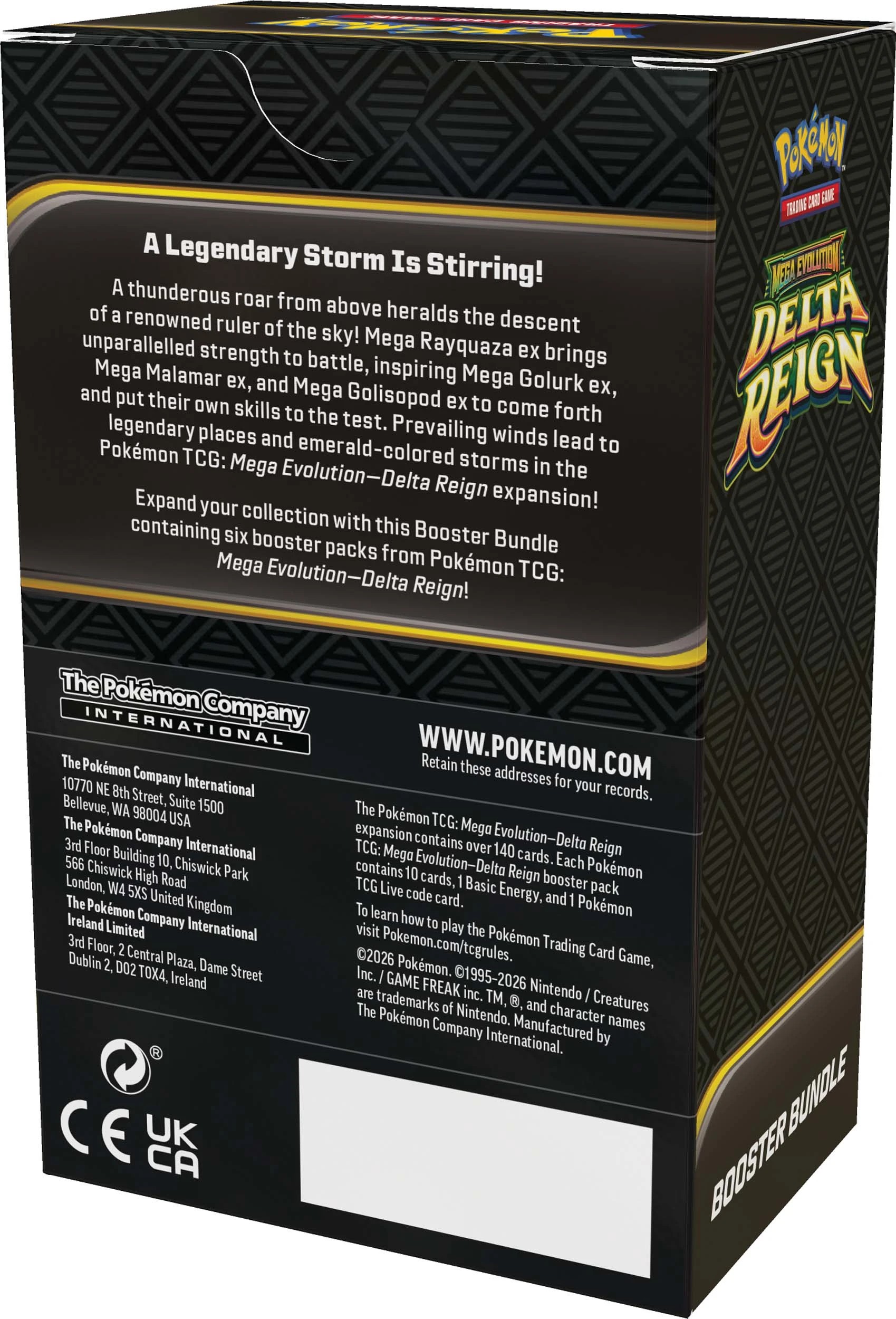 2 Pokemon TCG: Mega Evolution - Delta Reign Booster Bundle, 2 of 3