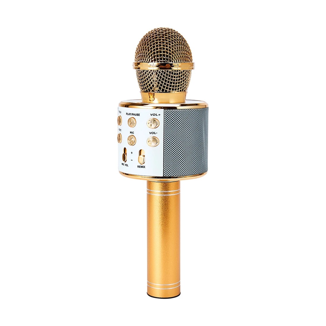 2 Karaoke Bluetooth Microphone - Gold Look, 2 of 8