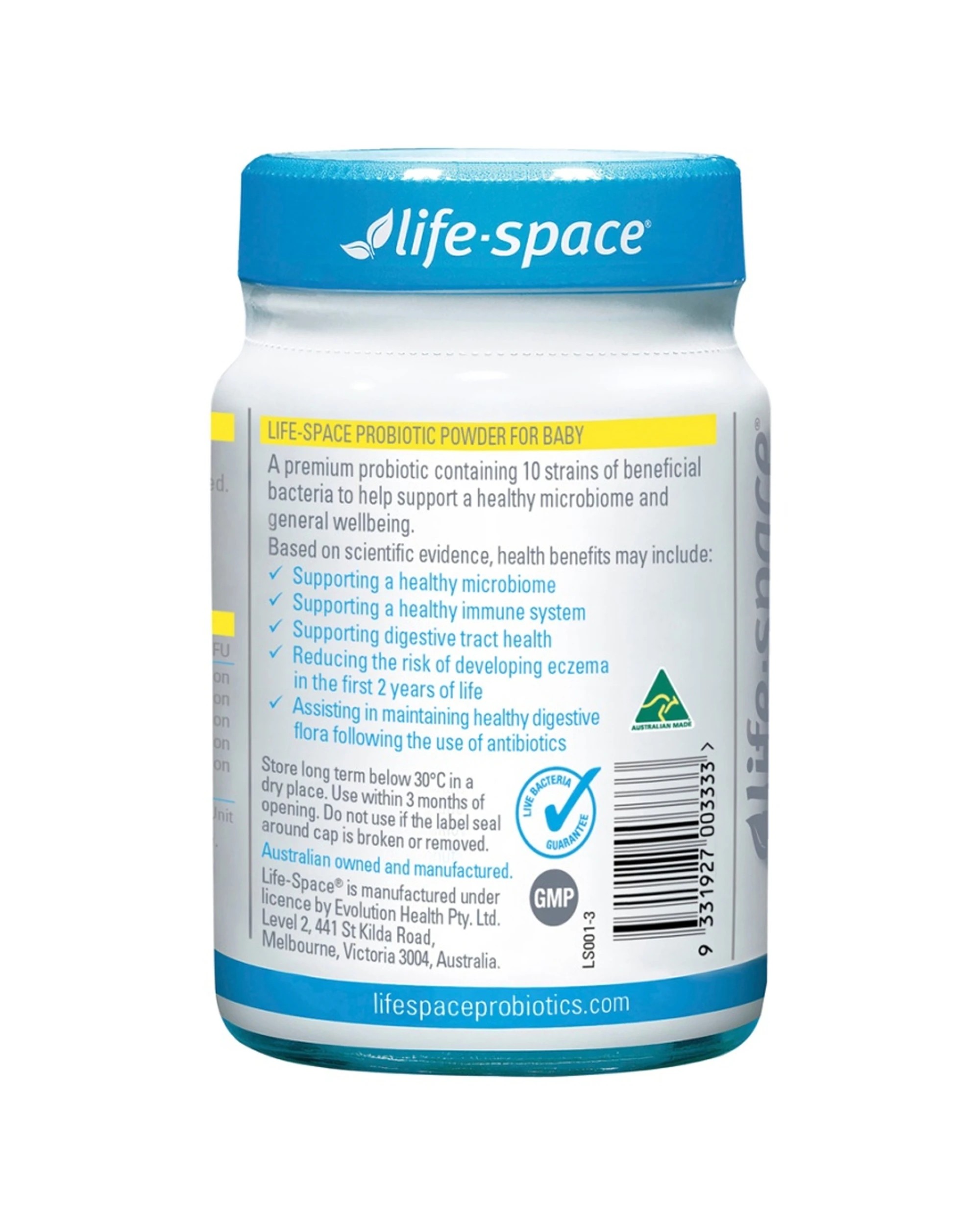 3 Life-Space Probiotic Powder For -Strain Dietary Supplement 60g, 3 of 3