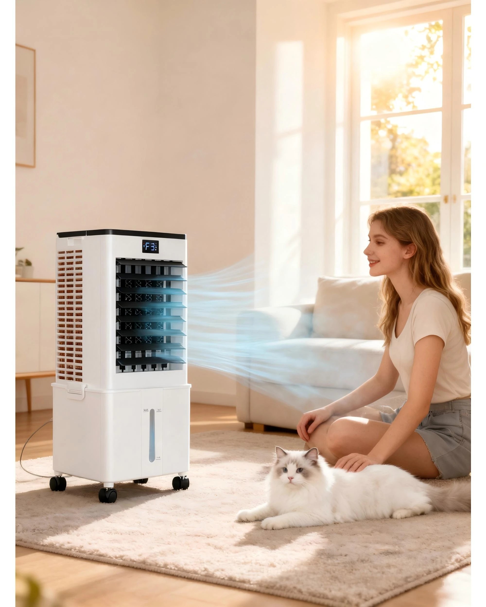 5 Advwin 3 in 1 Evaporative Air Cooler 10L Air Conditioner Fan with 12H Timer, 5 of 8