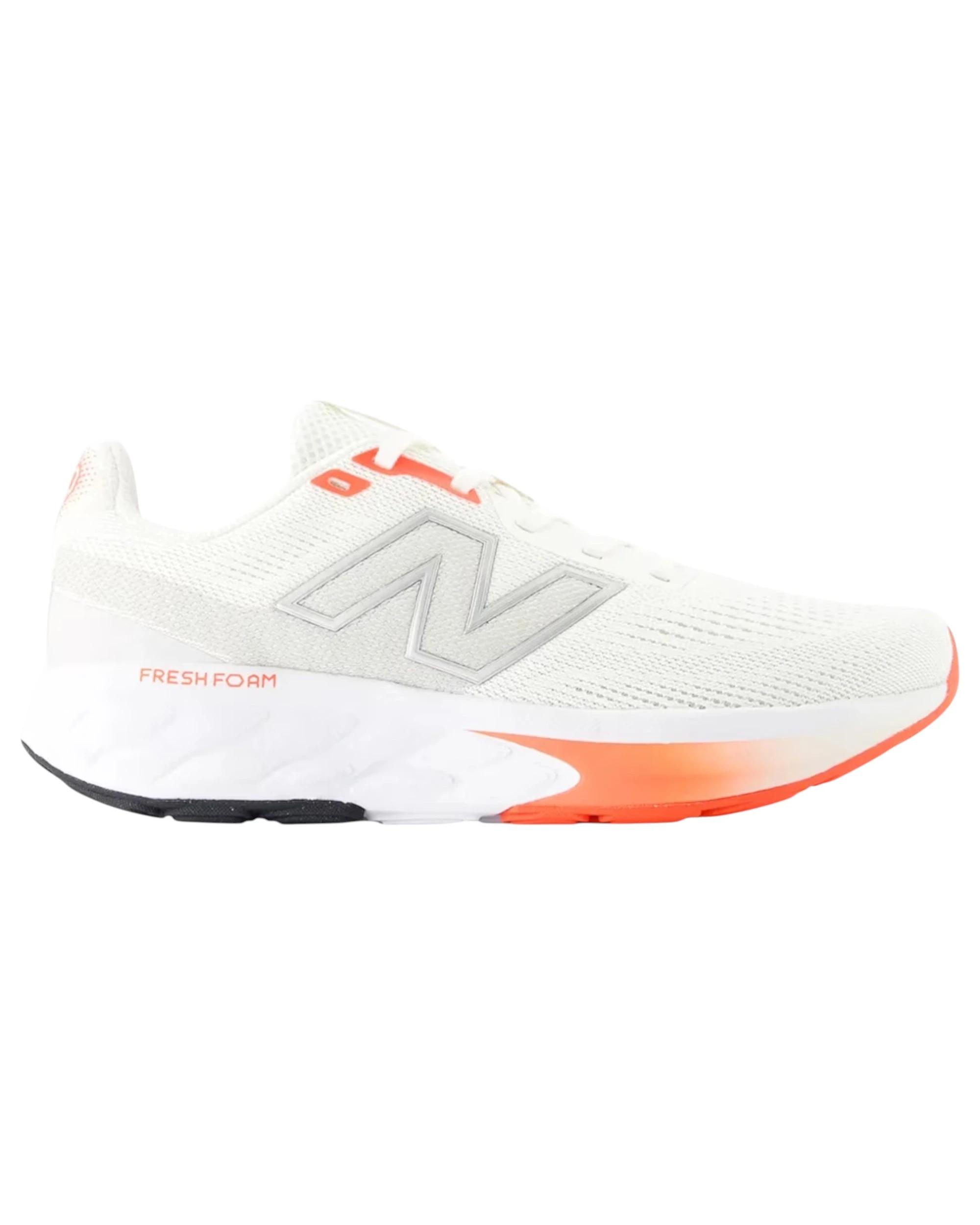 1 New Balance Womens 520 Athletic Shoes WHITE/ORANGE, 1 of 5
