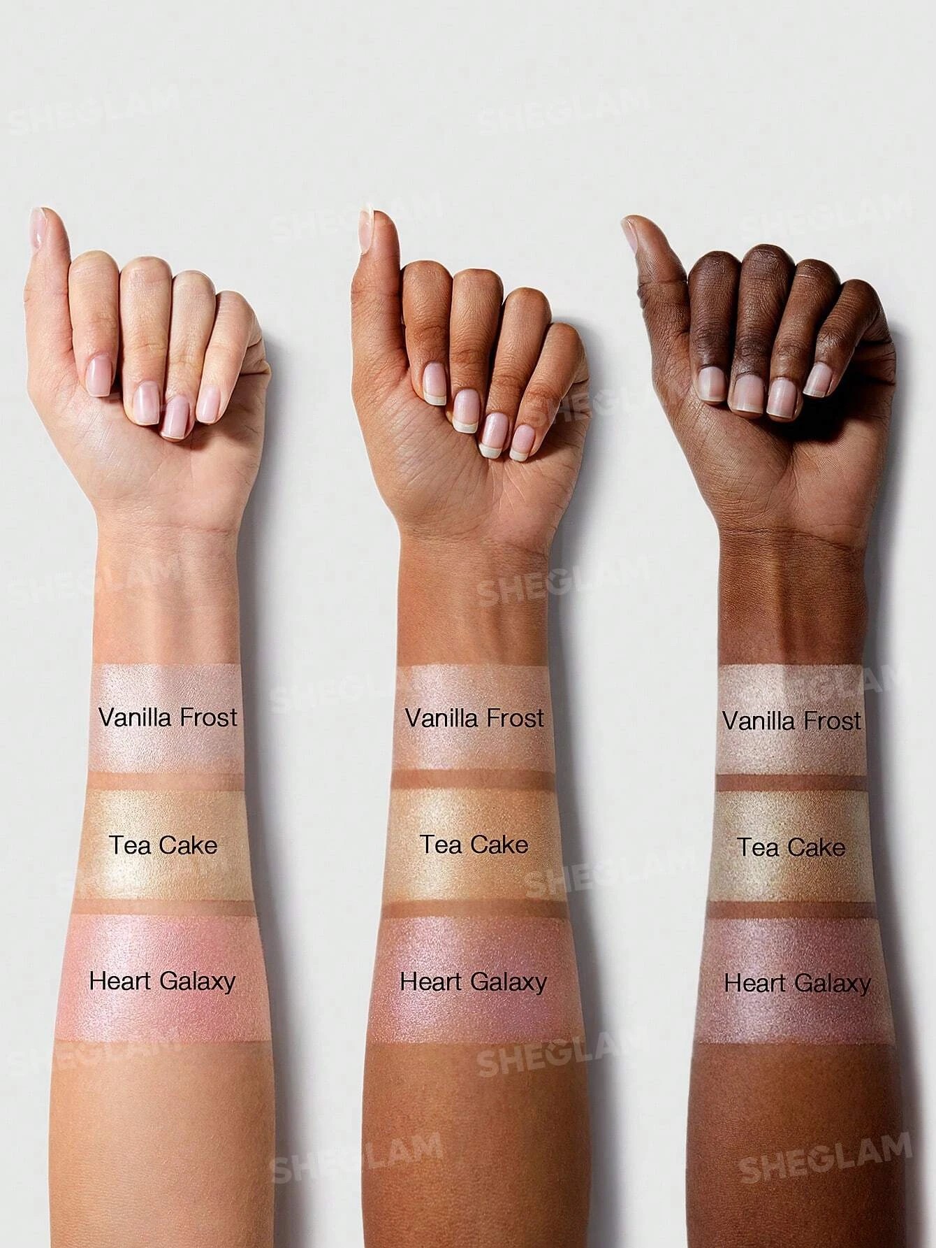 6 SHEGLAM Lunar Glow Highlighter - Heart Galaxy, 6 of 6