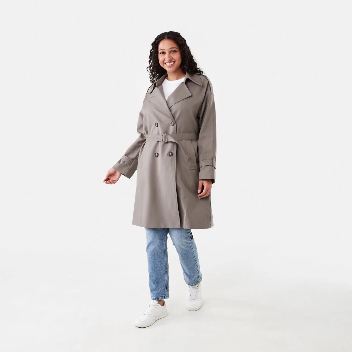 10 Lightweight Trench Coat Taupe Brn, 10 of 10