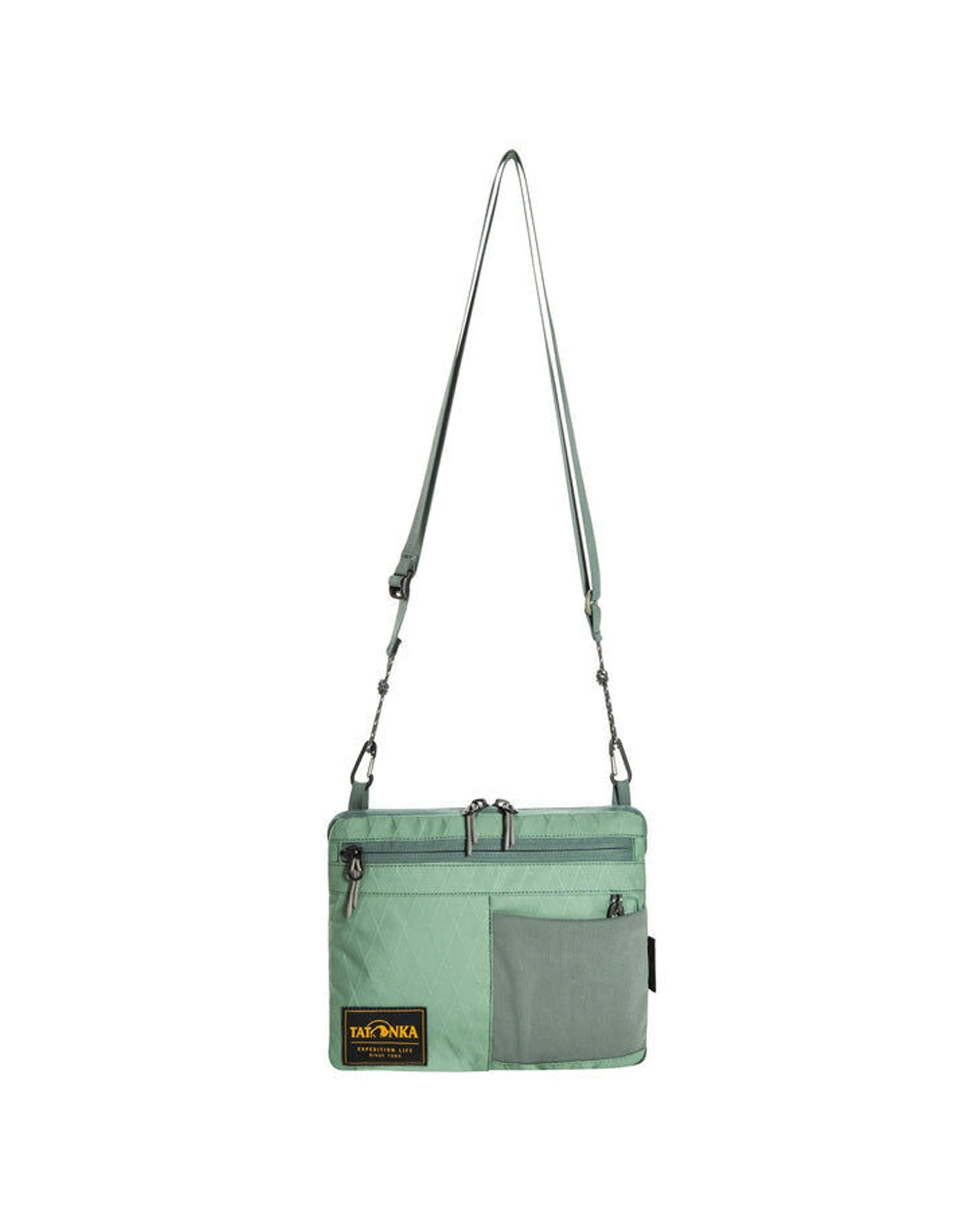 1 Tatonka Nylon Cross Body Outdoor Travel Bag S Adjustable Strap Quilted - Green, 1 of 3
