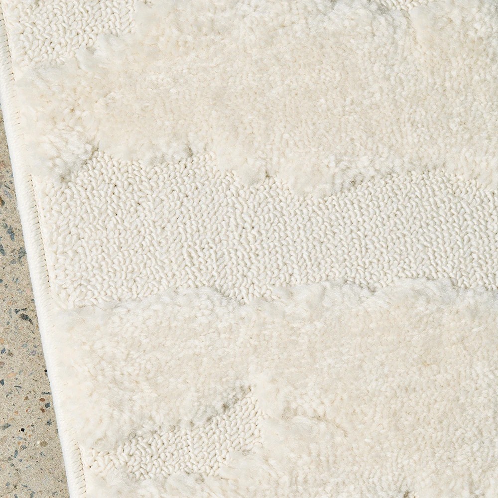 4 Common Ground Rugs Sanctuary Nyla 400x80cm - Large Runner Rug - White, 4 of 7