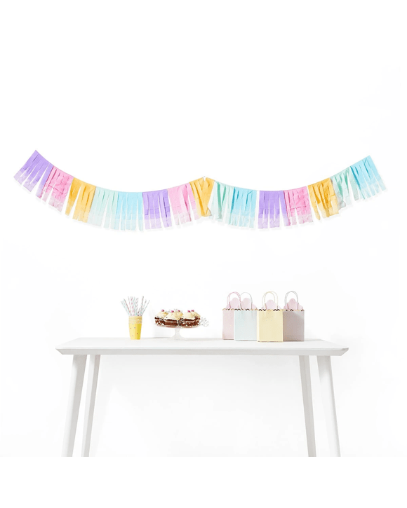 Pastel Streamer Garland