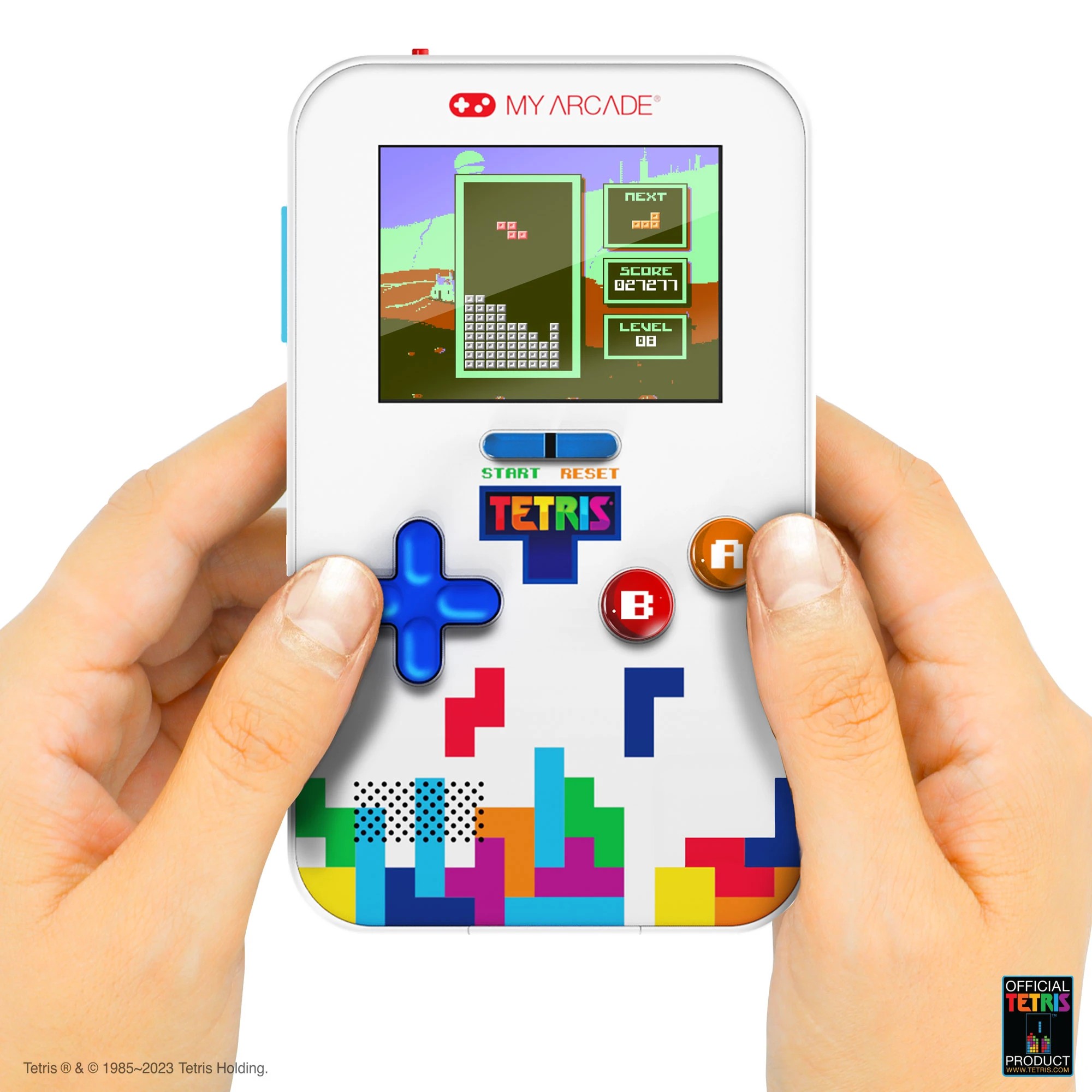 2 My Arcade Tetris Go Gamer - Portable Gaming System - White, 2 of 10