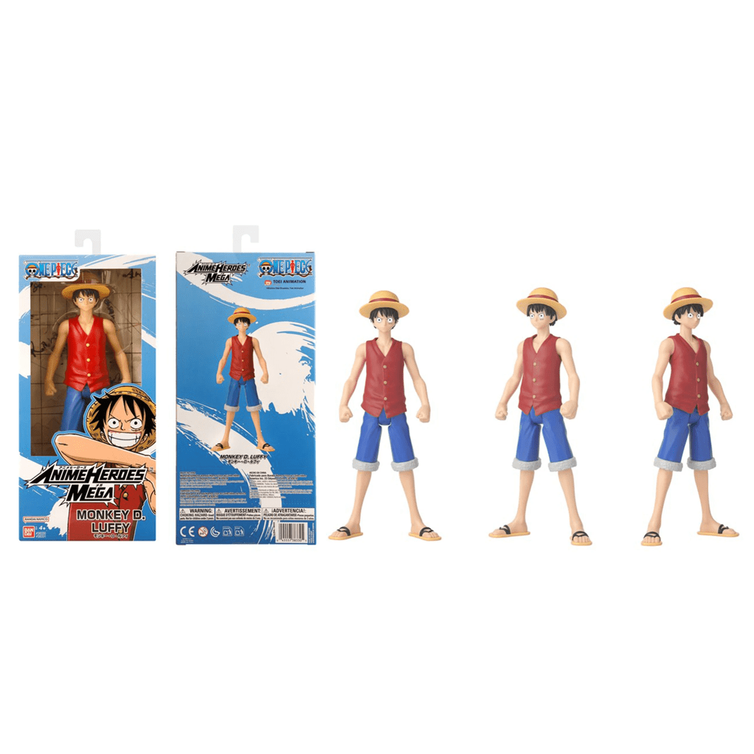 2 Anime Heroes Mega One Piece Figurine - Assorted, 2 of 3