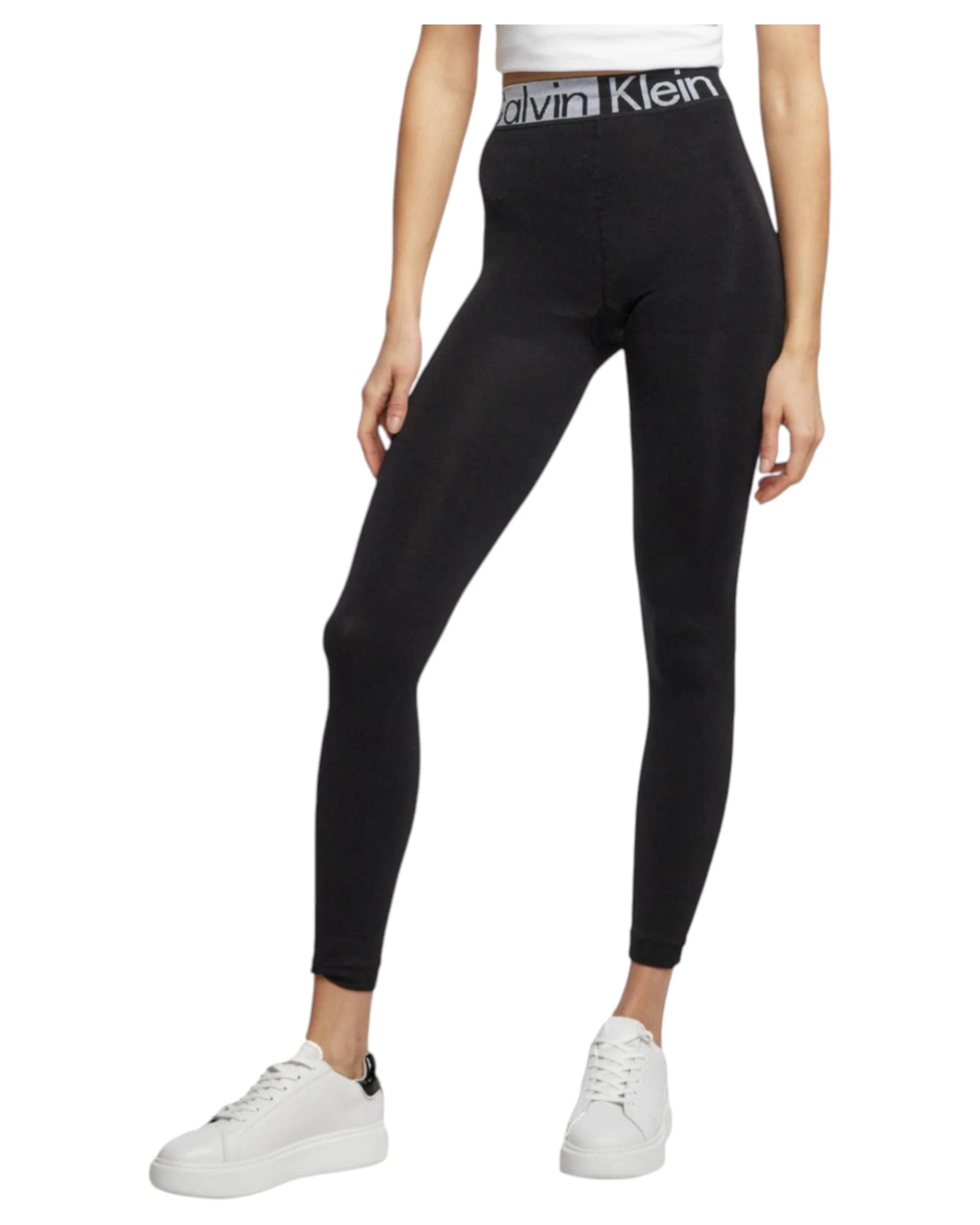 3 Calvin Klein 10 Pack Womens Black Slim Fit Pull On High Rise Leggings BLACK, 3 of 6