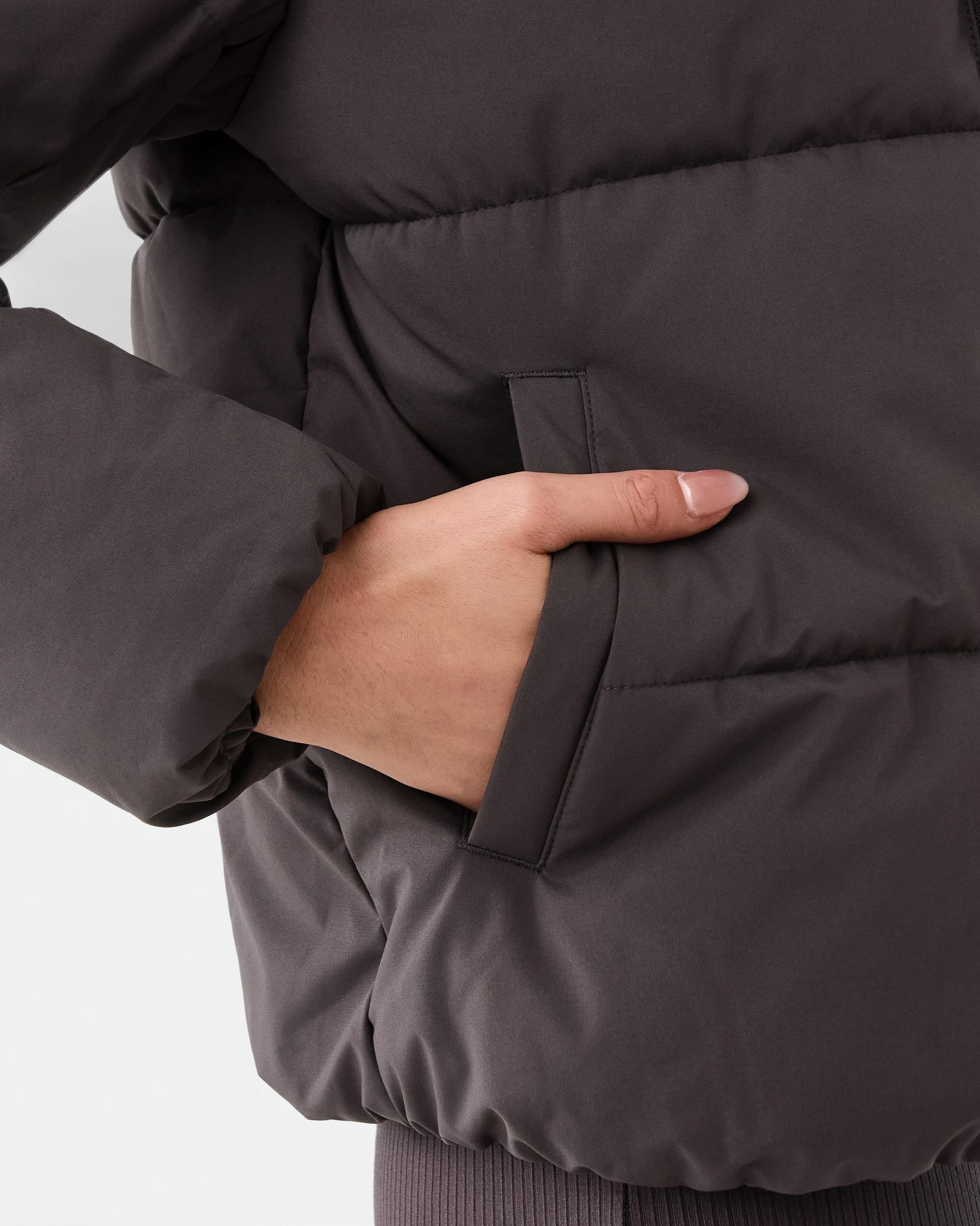 8 Active Womens Core Puffer Jacket Espresso, 8 of 10