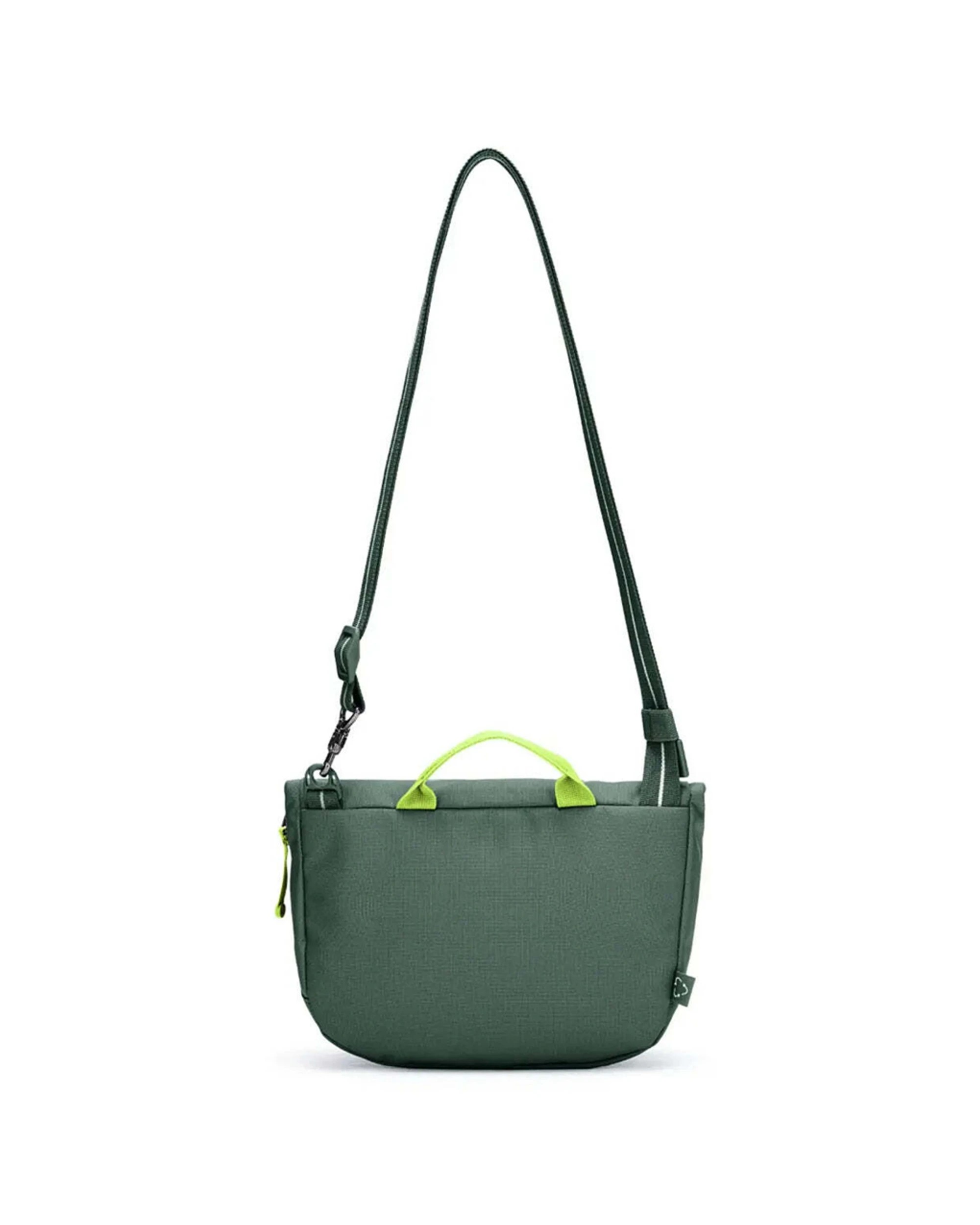 5 Pacsafe Go Anti-Theft Saddle Crossbody Bag Expandable RFID Blocking Spruce - Green, 5 of 9