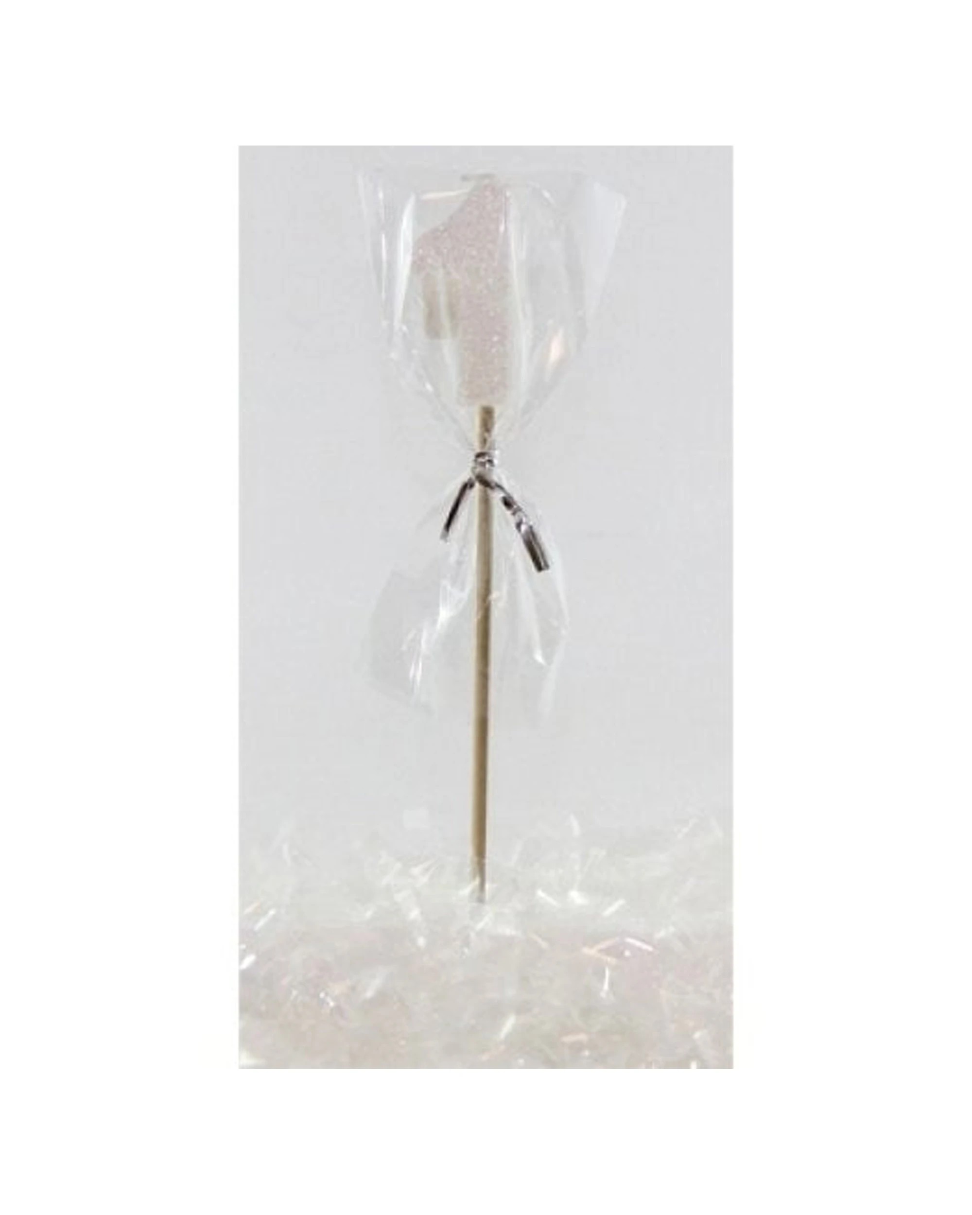 2 Alpen Candle Pearl Glitter Long Stick Number 1 Party Decoration - White, 2 of 2