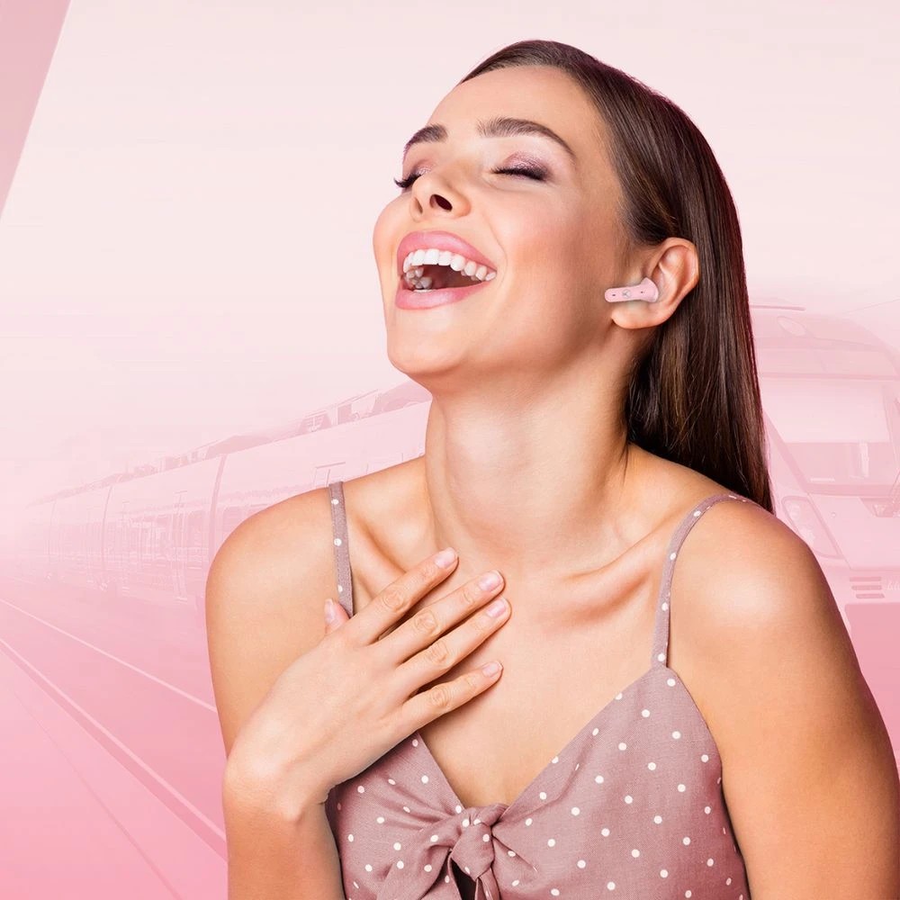 9 Bonelk Soundbuds Freedom True Wireless Soundbuds Salmon, 9 of 9