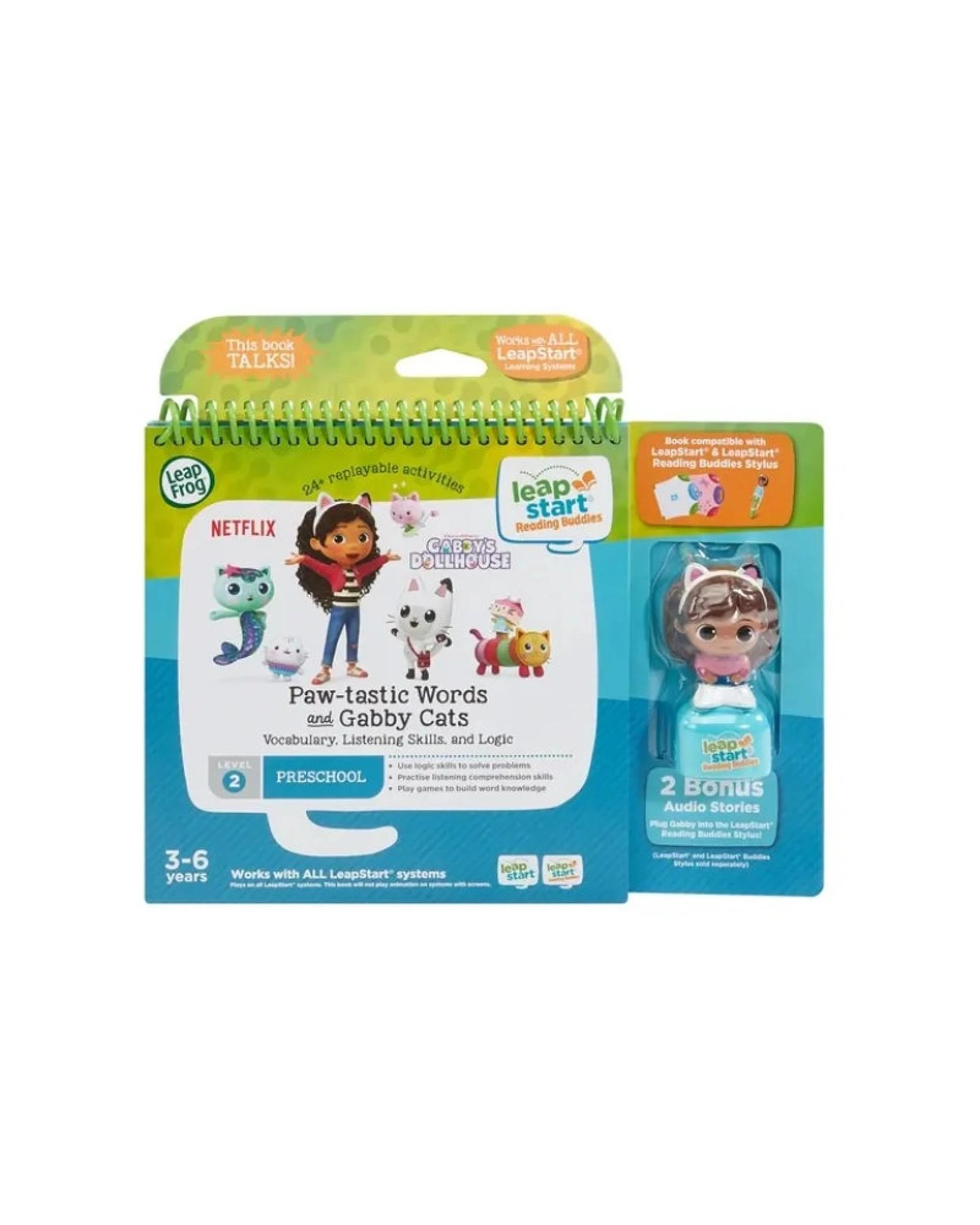 1 Leapfrog Leapstart Reading Buddies Gabby's Dollhouse, 1 of 5