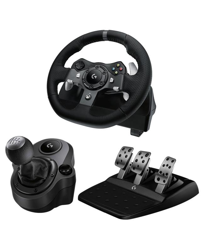 Logitech G G920 Driving Force Racing Wheel + Pedals and Shifter for Xbox Series X/S - B