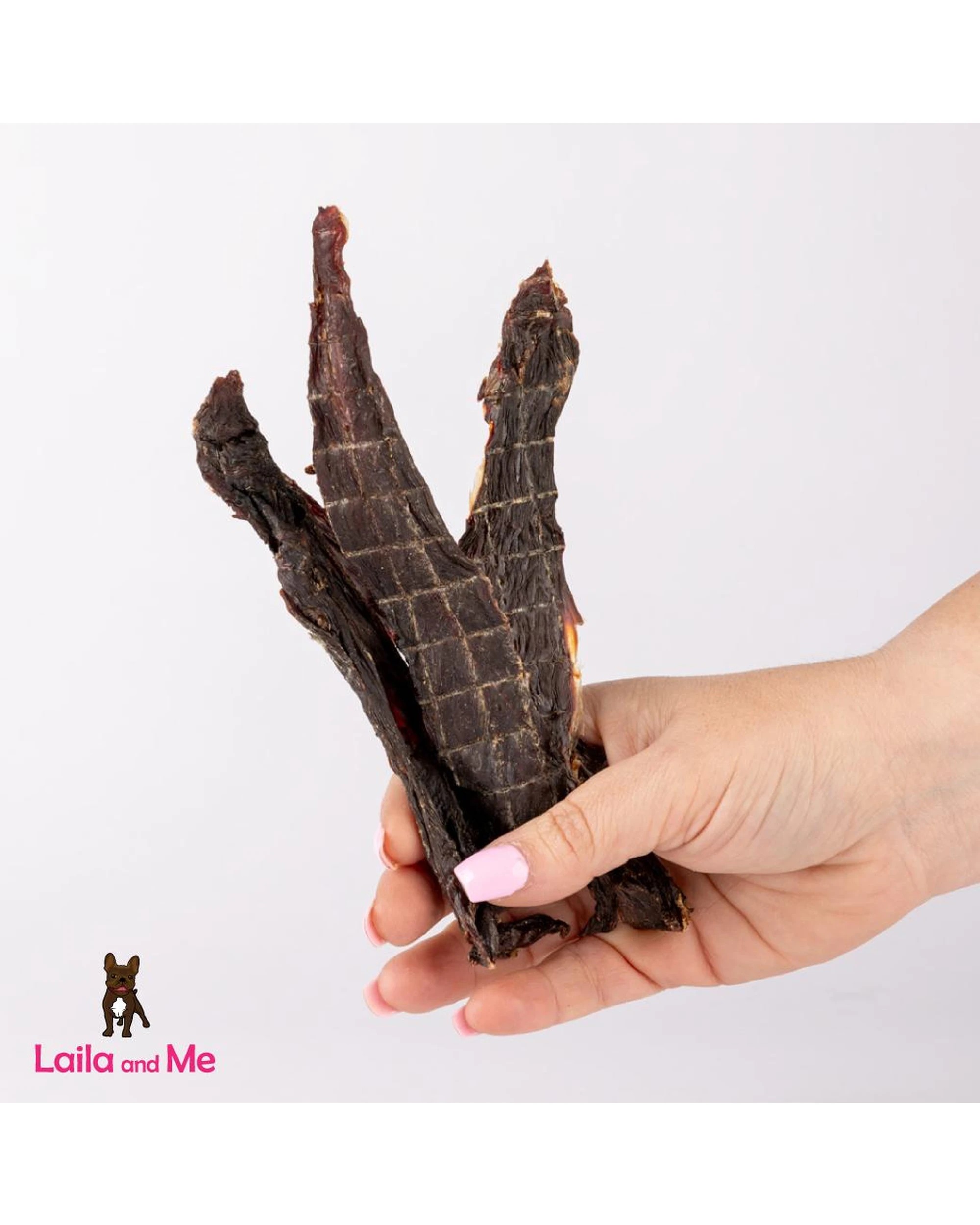 2 Laila & Me Dehydrated Range Kangaroo Jerky Dog Training Treats 80g, 2 of 6