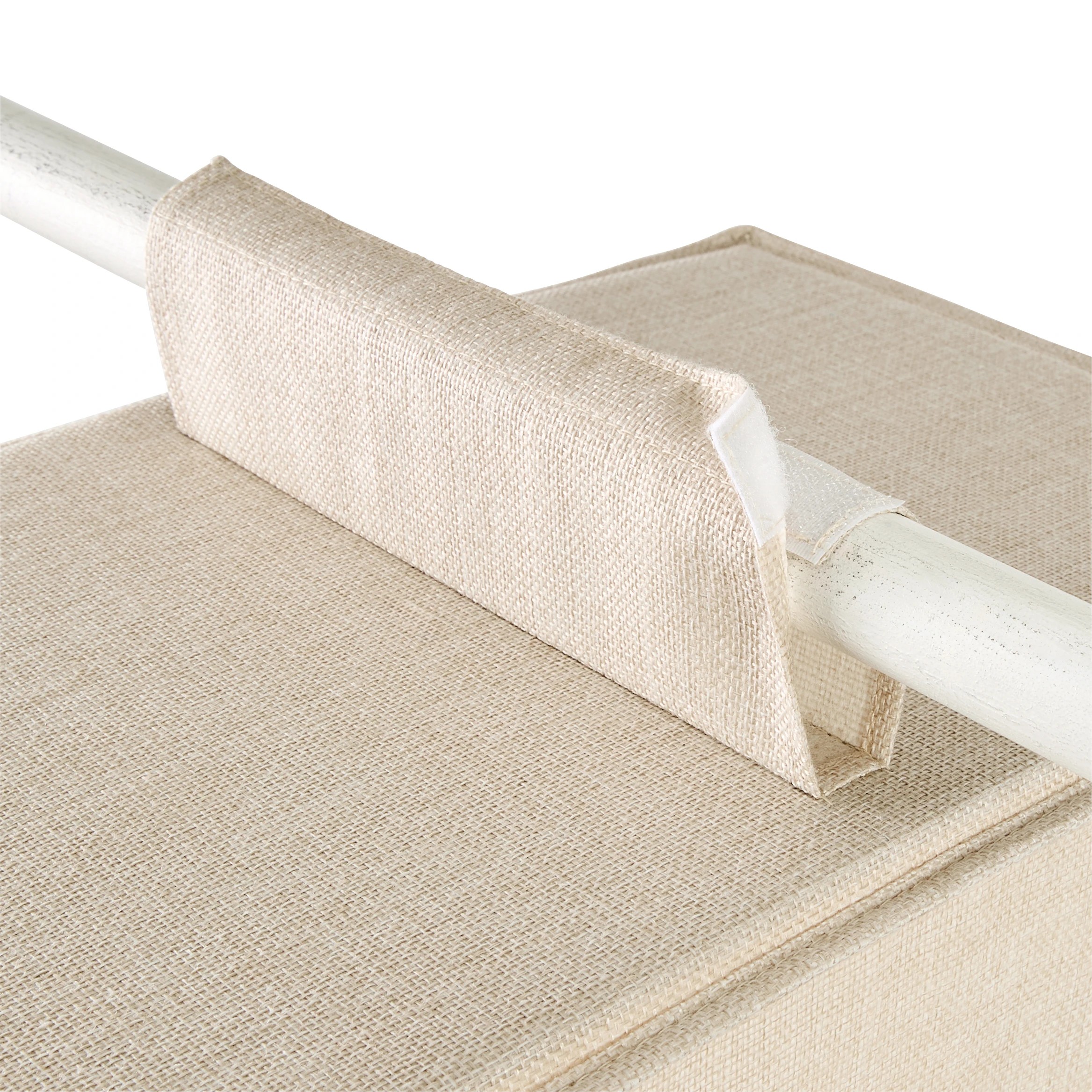 5 Linen Look 5 Shelf Deep Hanging Organiser, 5 of 5