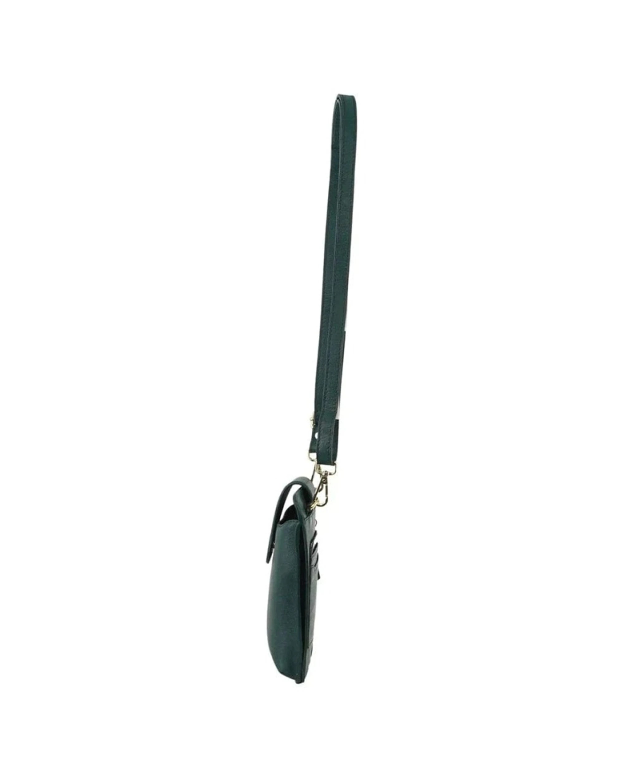 2 Pierre Cardin Women's Leather Phone Sling Crossbody Bag 11x19.5cm Zirkon - Black, 2 of 3