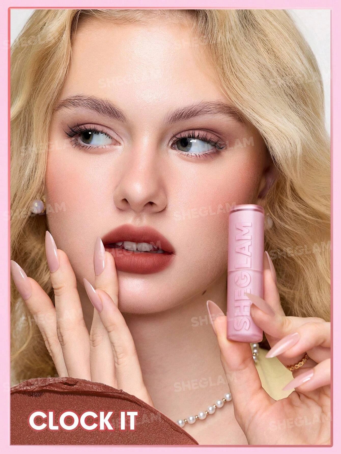 3 SHEGLAM Lip Veil Cushion Lightweight Lipstick - Clock It, 3 of 6