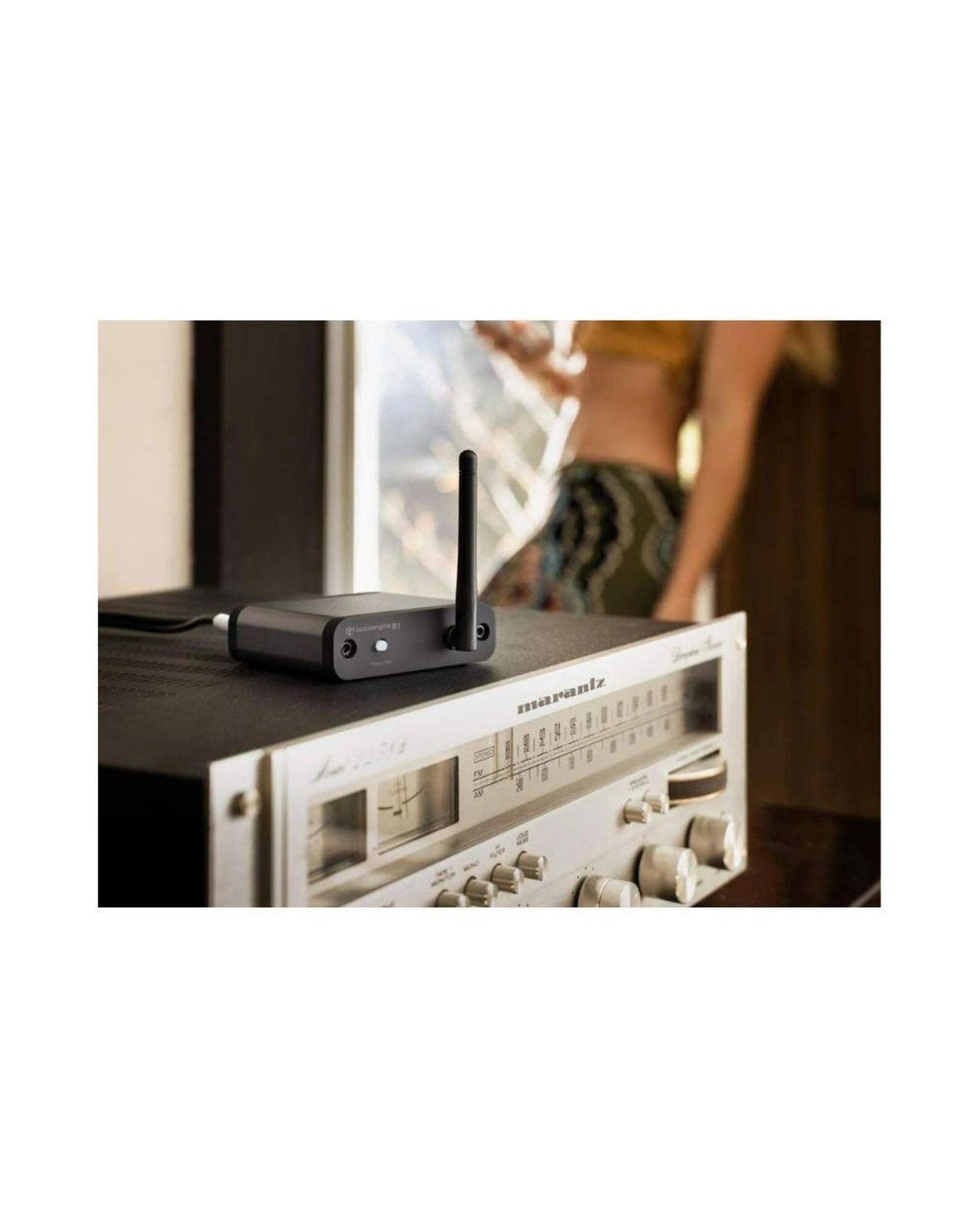 6 Audioengine B1 Bluetooth Music Receiver Optical and RCA outputs Grey, 6 of 6