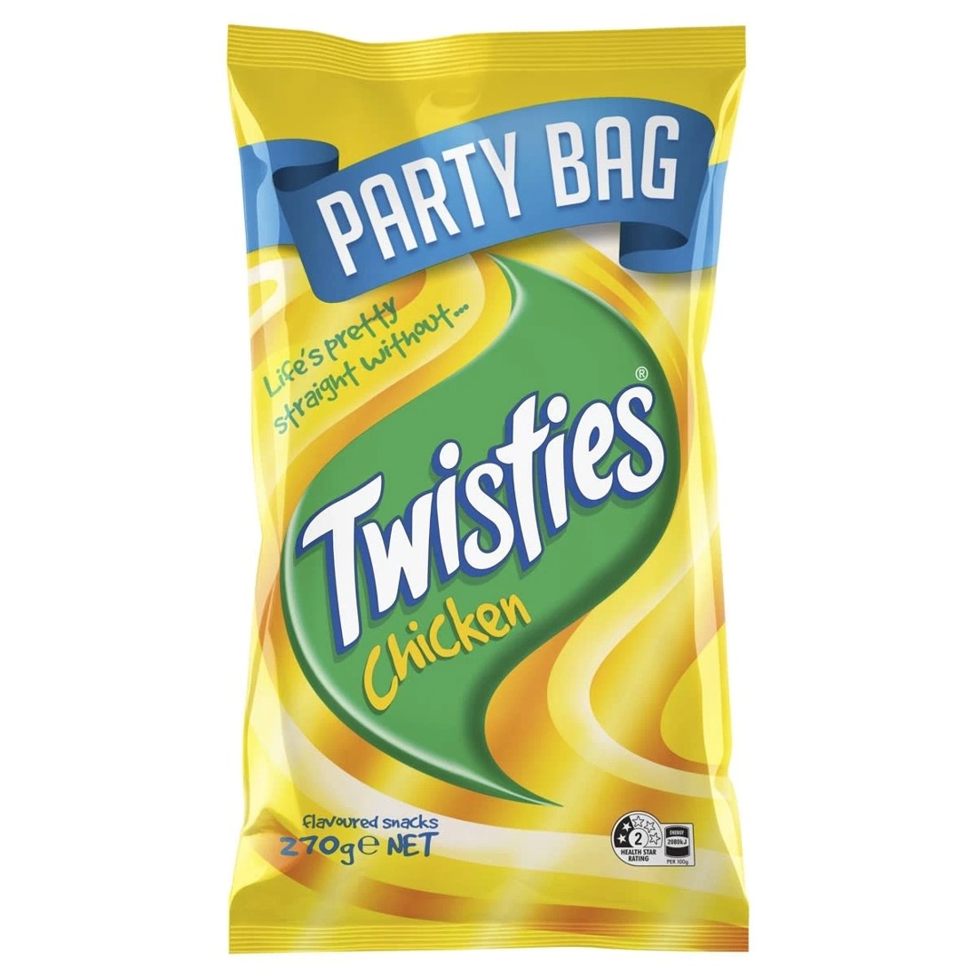 1 Twisties Chicken Flavoured Snacks Party Bag 270g, 1 of 6