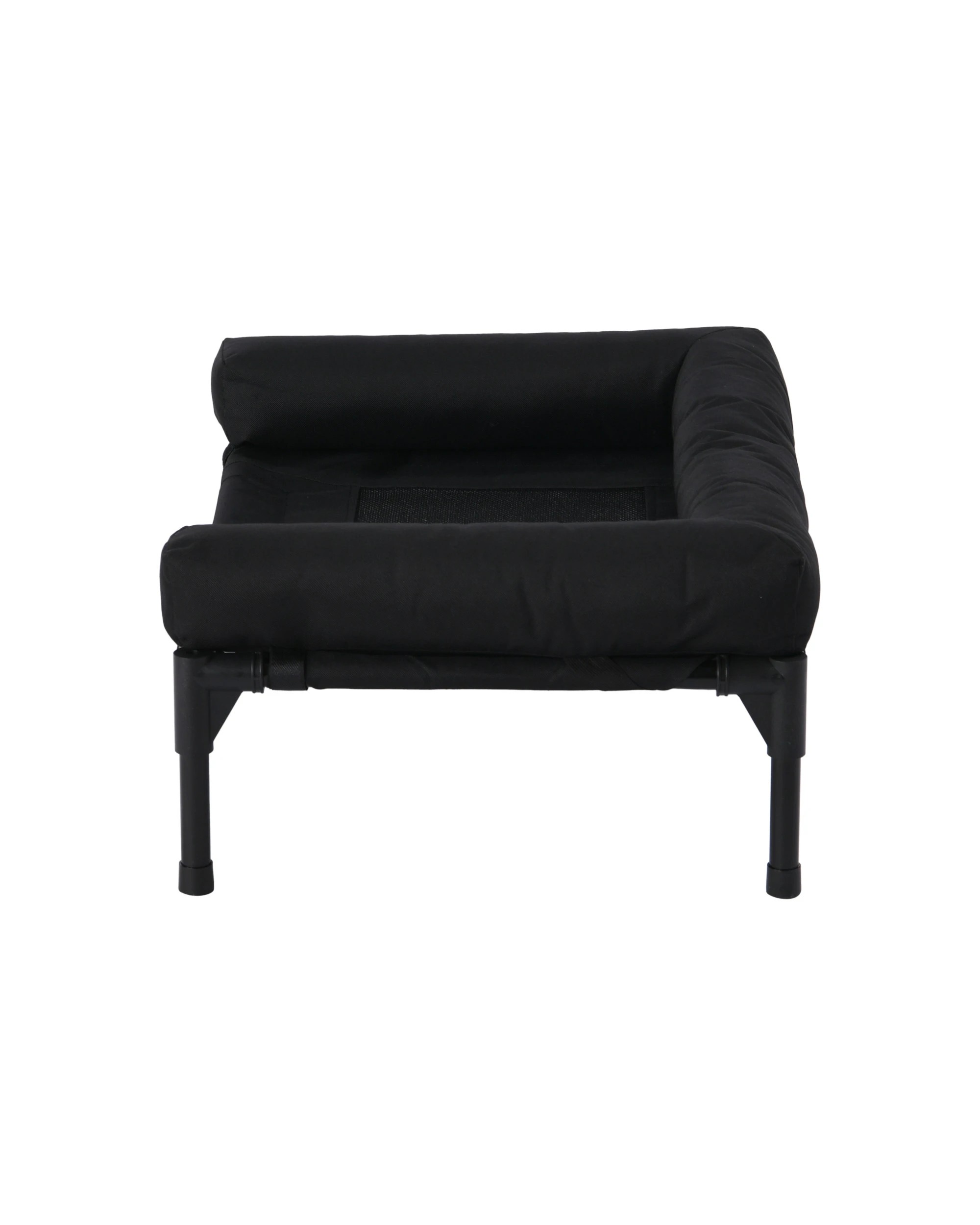 6 Charlie's Elevated Trampoline Bolster Sofa Dog Bed Medium - Black, 6 of 9