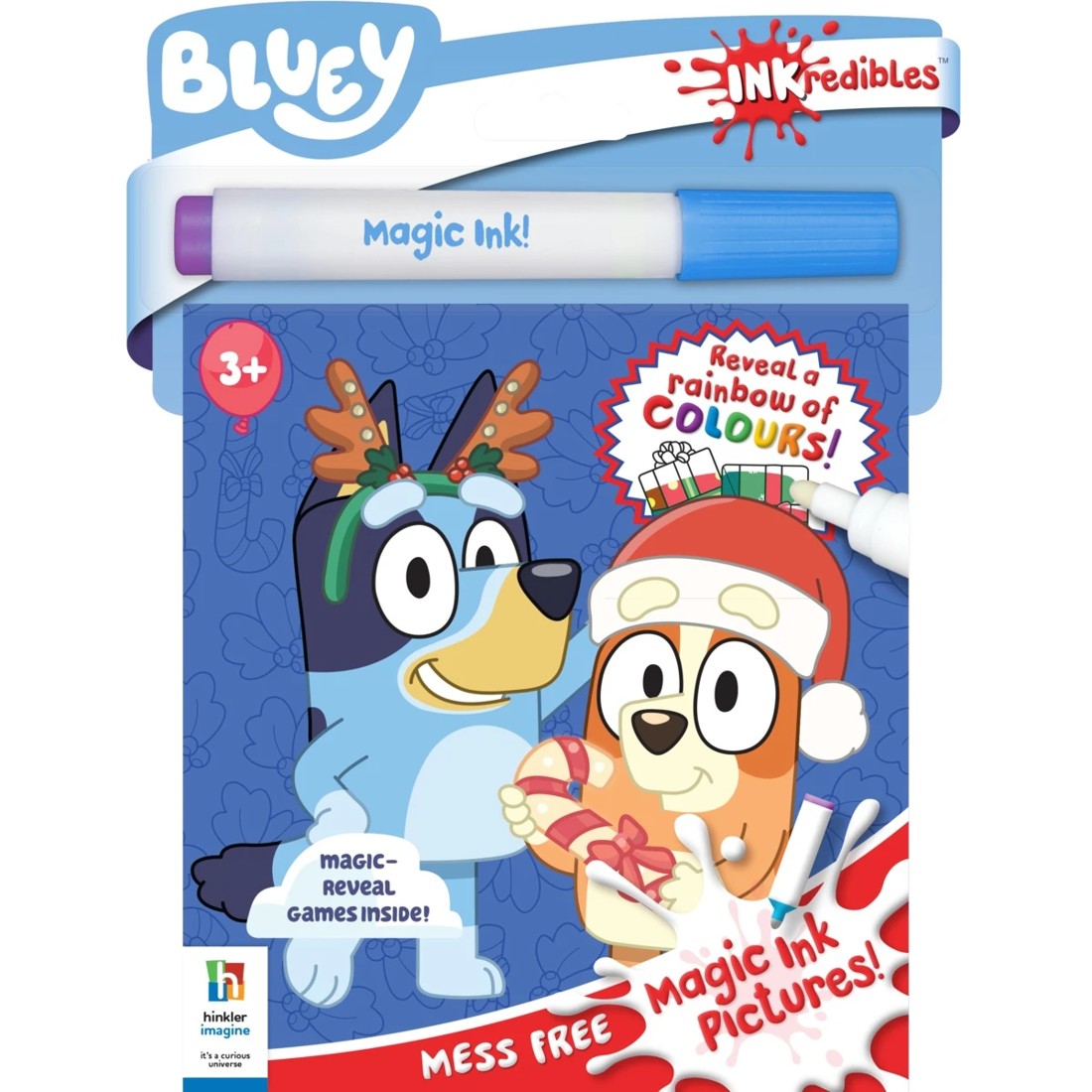 1 INKredibles Bluey Mess Free Magic Ink Pictures! - Book, 1 of 5