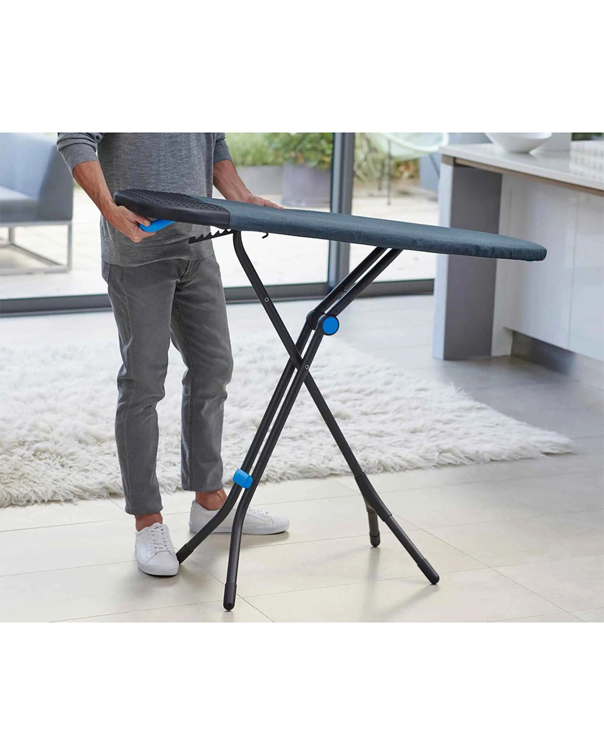 6 Joseph Joseph Glide Plus Easy-Store Ironing Board Adjustable Height - Multi, 6 of 6