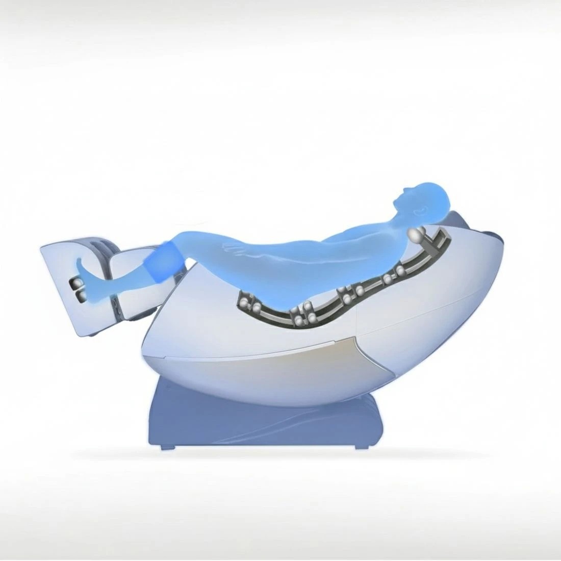 5 Livemor Massage Chair Electric Recliner Home Massager Beryl - Grey, 5 of 7