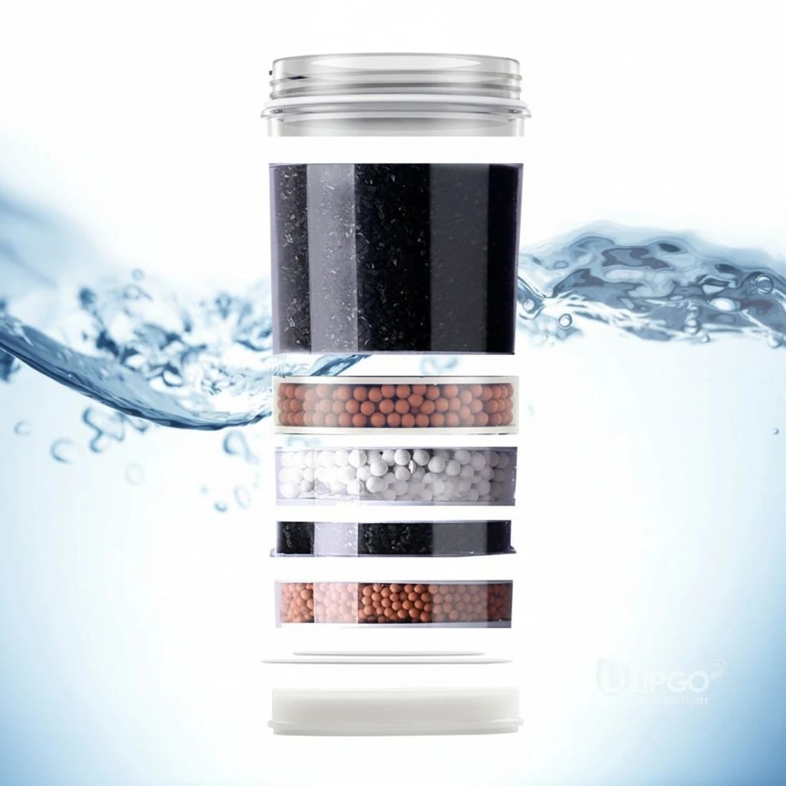 7 Devanti Water Cooler Dispenser Stand 22L Bottle  w/2 Filter - White, 7 of 10