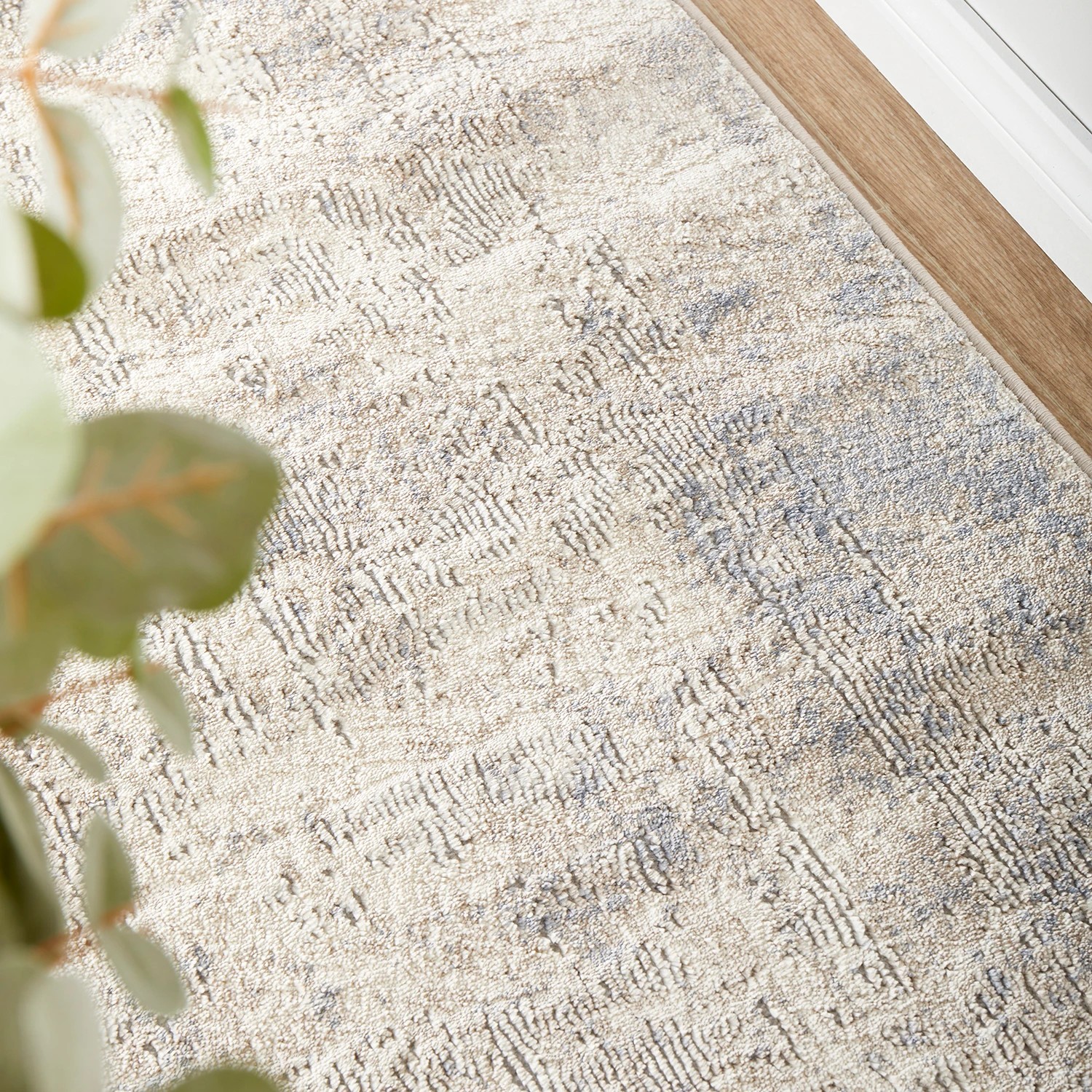 3 Common Ground Rugs Headland Aldo 200x80cm - Small Runner Power Loomed Pet Friendly Rug - Beige, 3 of 6