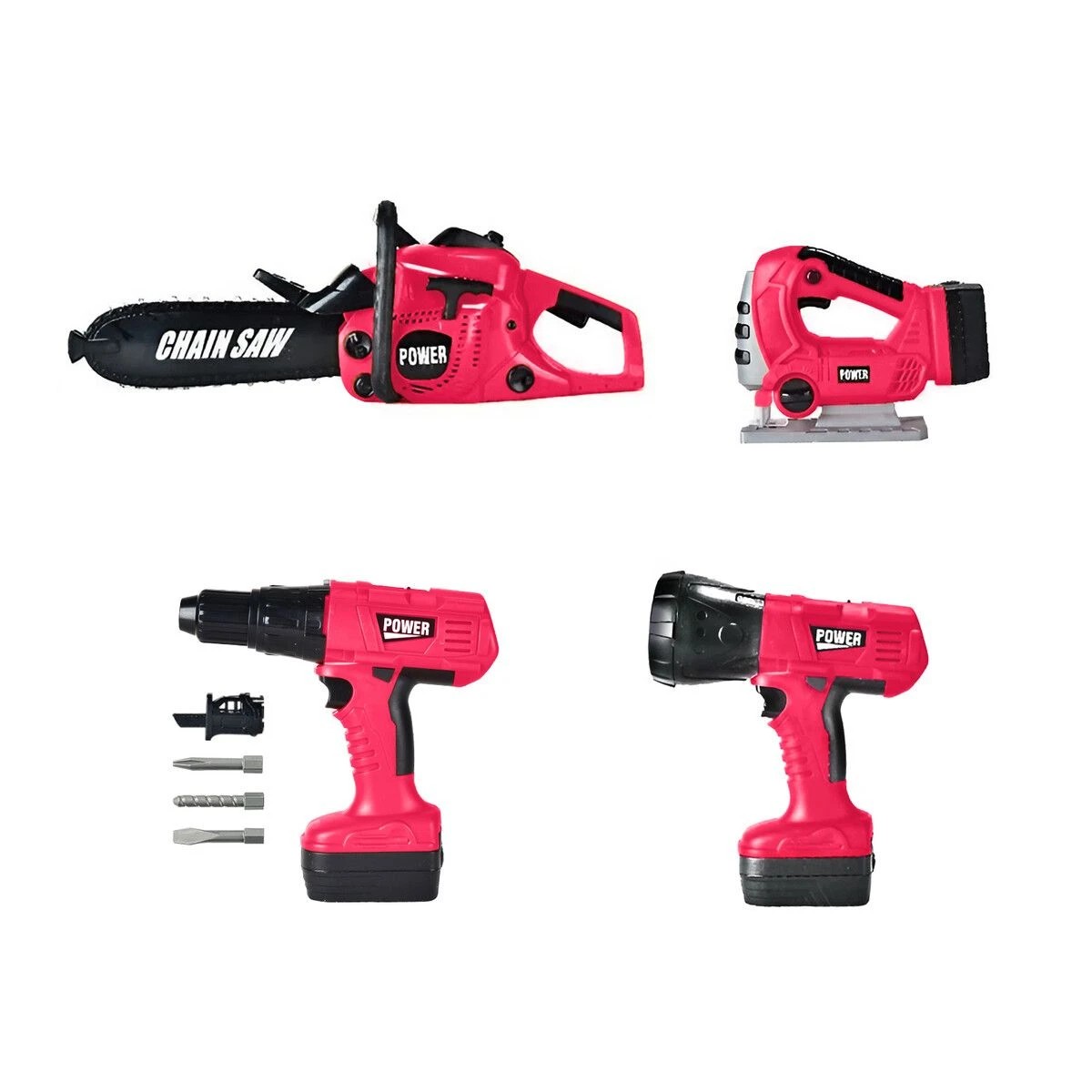 1 AUSWAY 5 in 1 Kids Tool Set Toys Construction Kit Hardware, 1 of 1